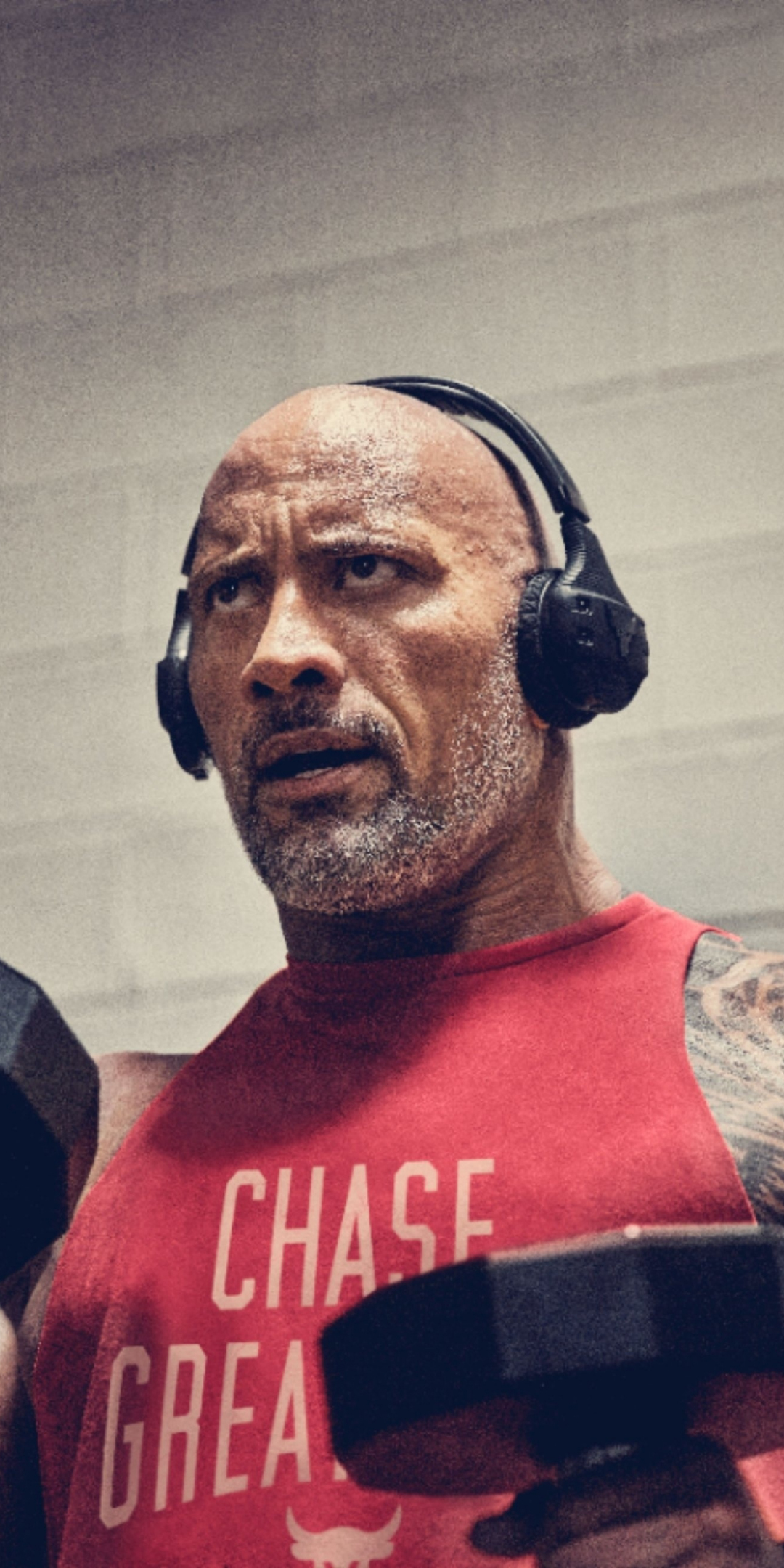 Dwayne Johnson, workout, 2019, 1080x2160 wallpaper