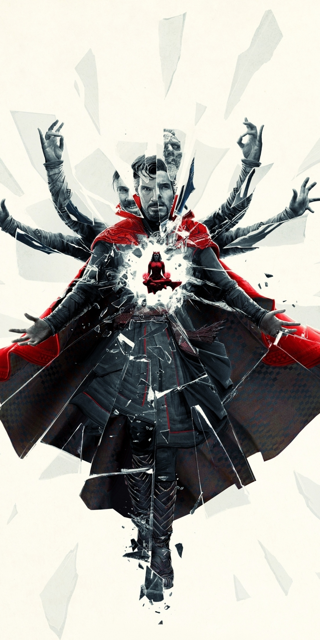Doctor Strange in the Multiverse of Madness, digital art, 1080x2160 wallpaper