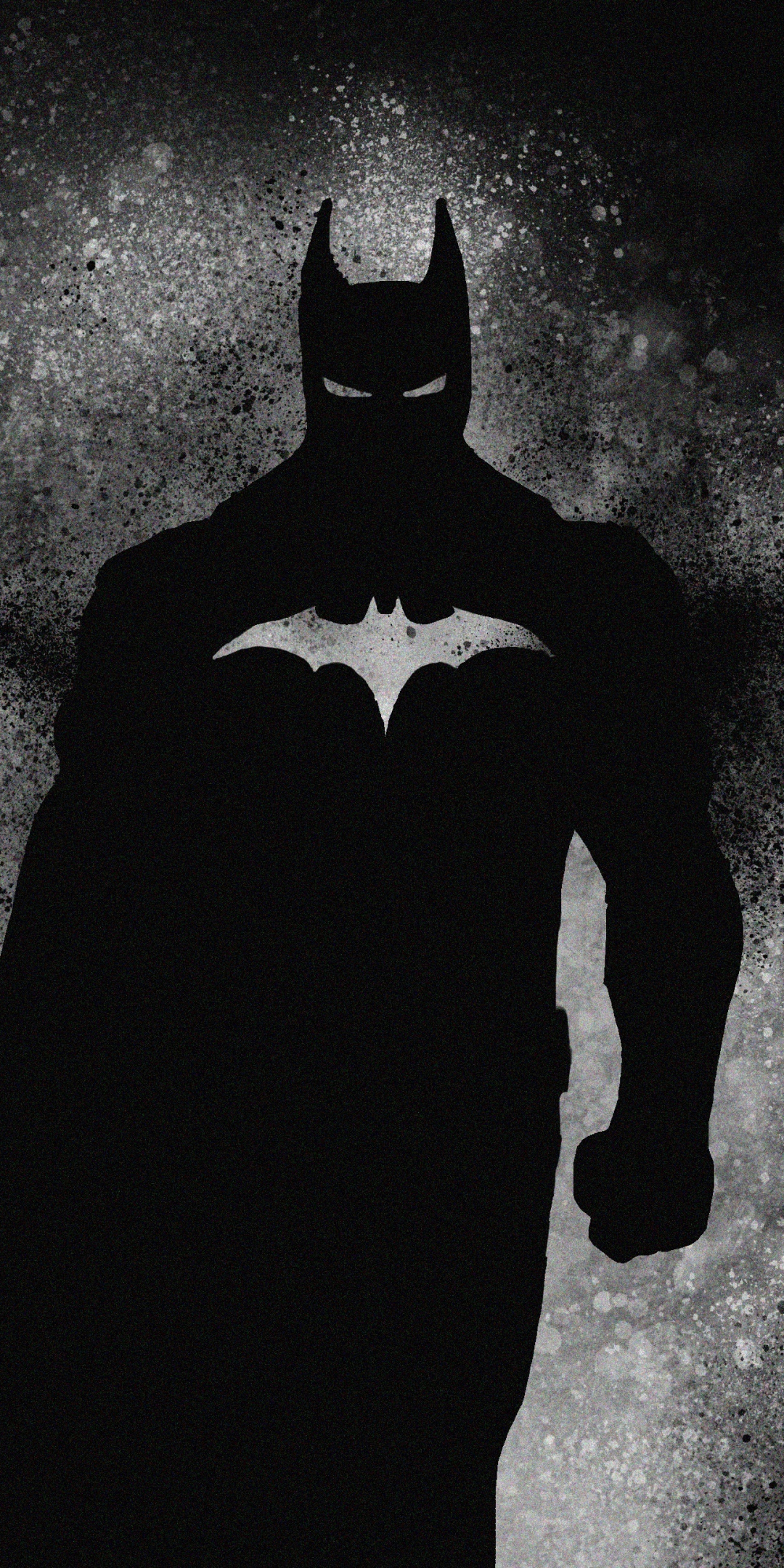 Dark knight, batman, superhero, art, 1080x2160 wallpaper