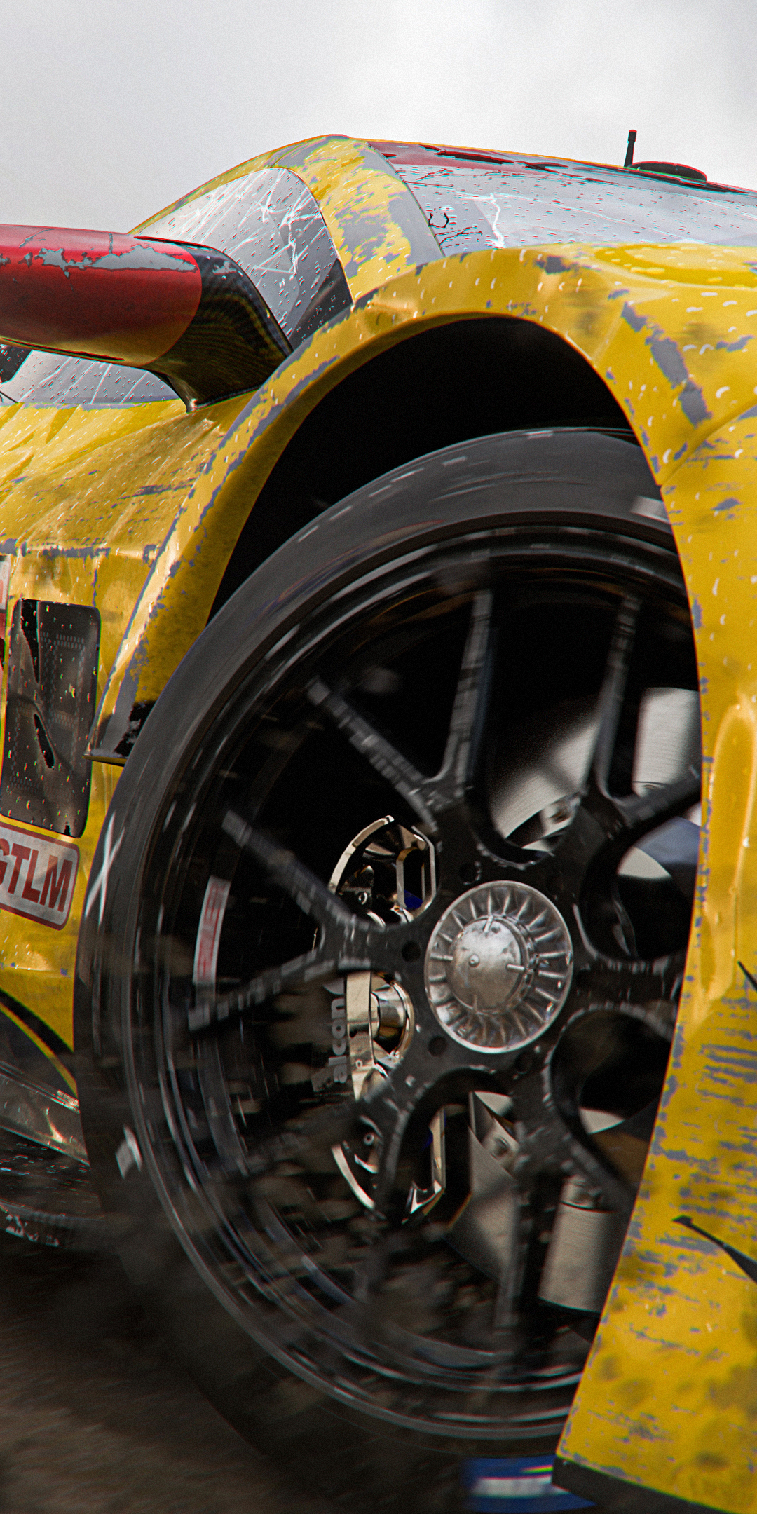 Forza Motorsport, game, yellow car, 1080x2160 wallpaper