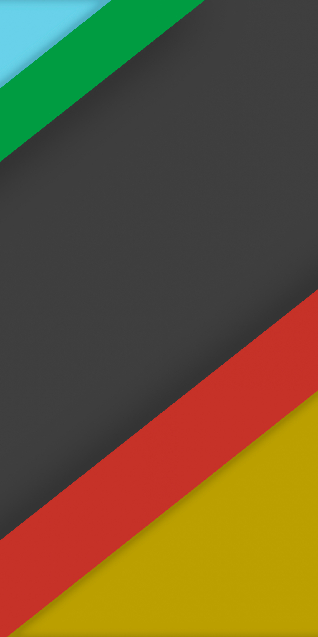 Material Design, colorful edges, abstract, 1080x2160 wallpaper