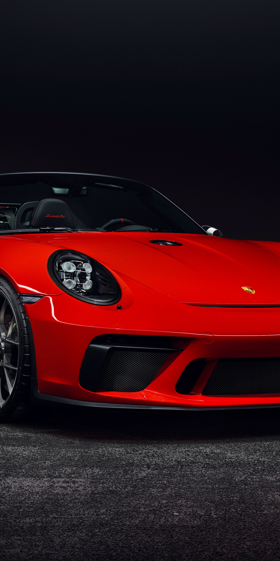 Porsche 911 speedster concept II, sports car, 2018, 1080x2160 wallpaper
