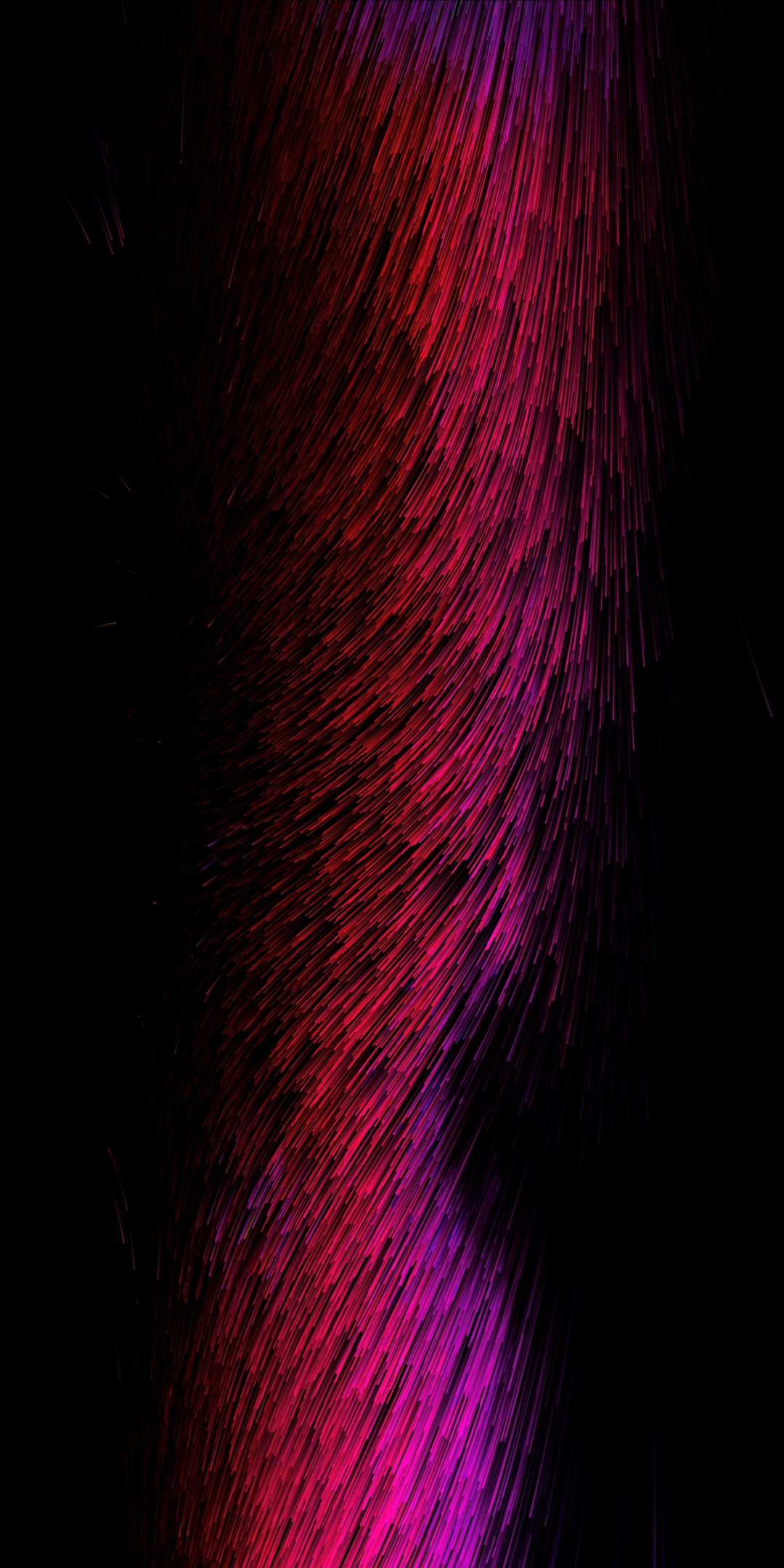 Lines, threads, pink glow, 1080x2160 wallpaper