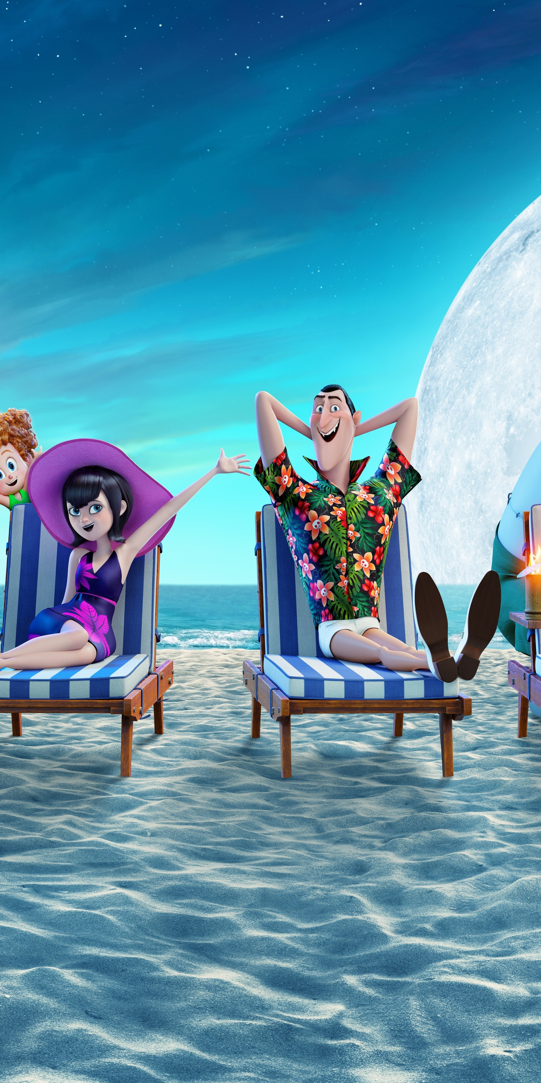 Hotel Transylvania 3: Summer Vacation, holiday, vacations, animated move, 1080x2160 wallpaper