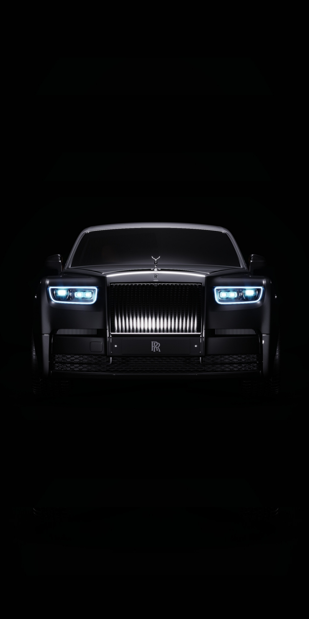 Front, Rolls-Royce Phantom, portrait, 1080x2160 wallpaper