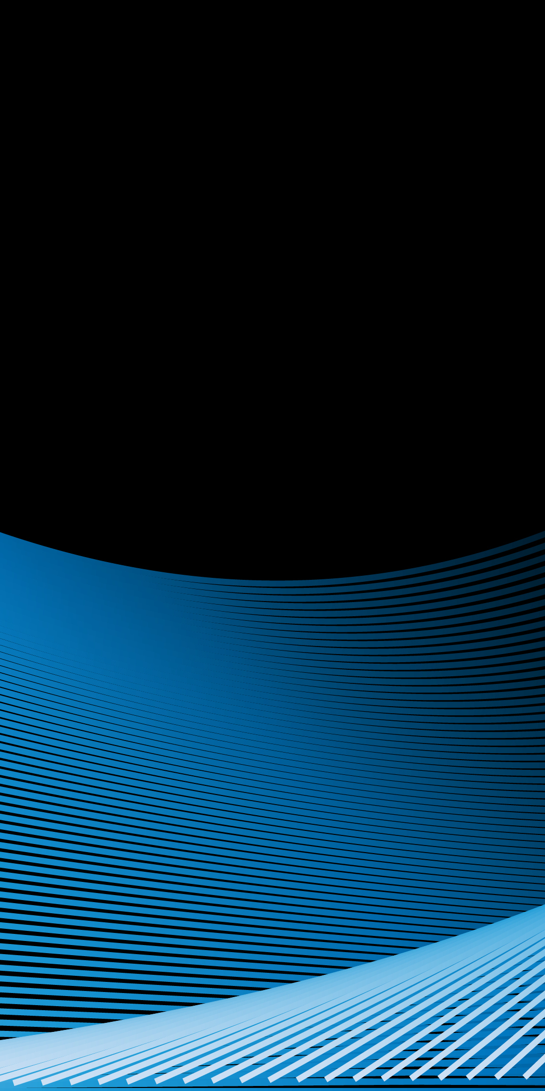 Blue curvey lines, abstract, minimal, 1080x2160 wallpaper