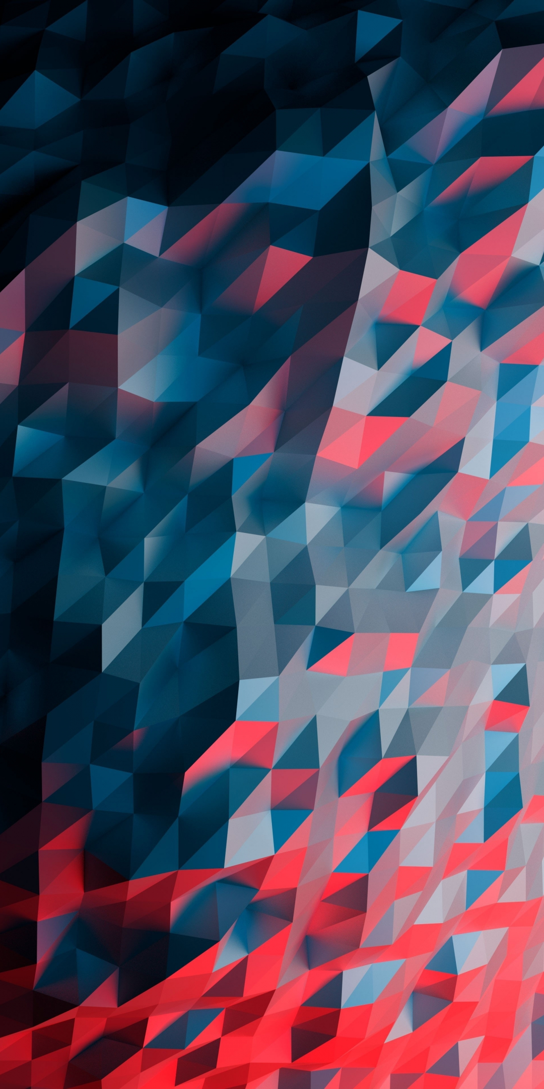 Multi-color, polygons, art, 1080x2160 wallpaper