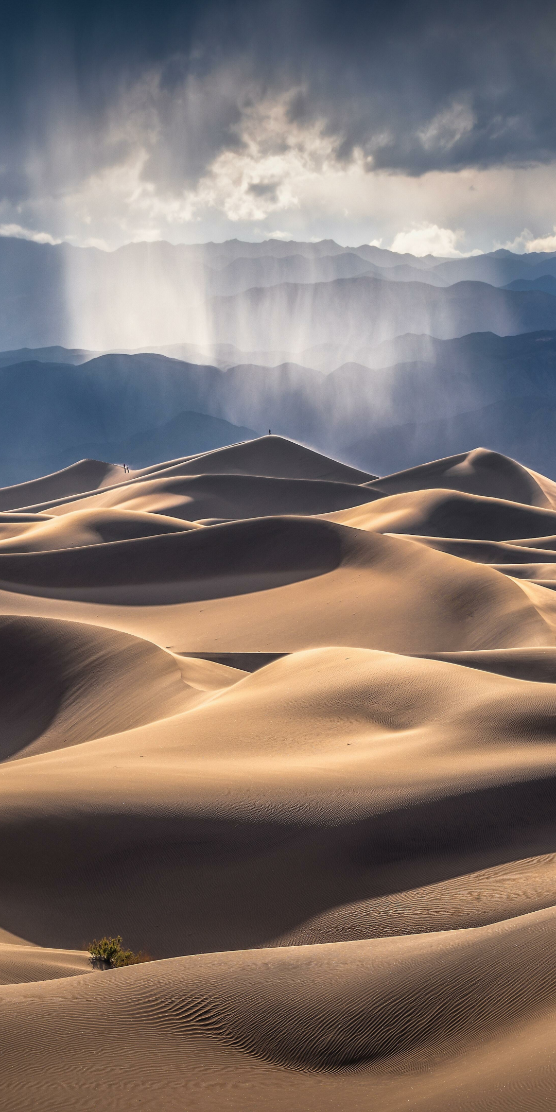 Hot day, desert dunes, landscape, nature, 1080x2160 wallpaper