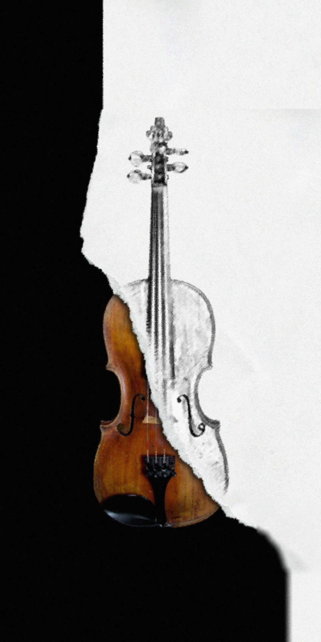 Music, violin, art, 1080x2160 wallpaper