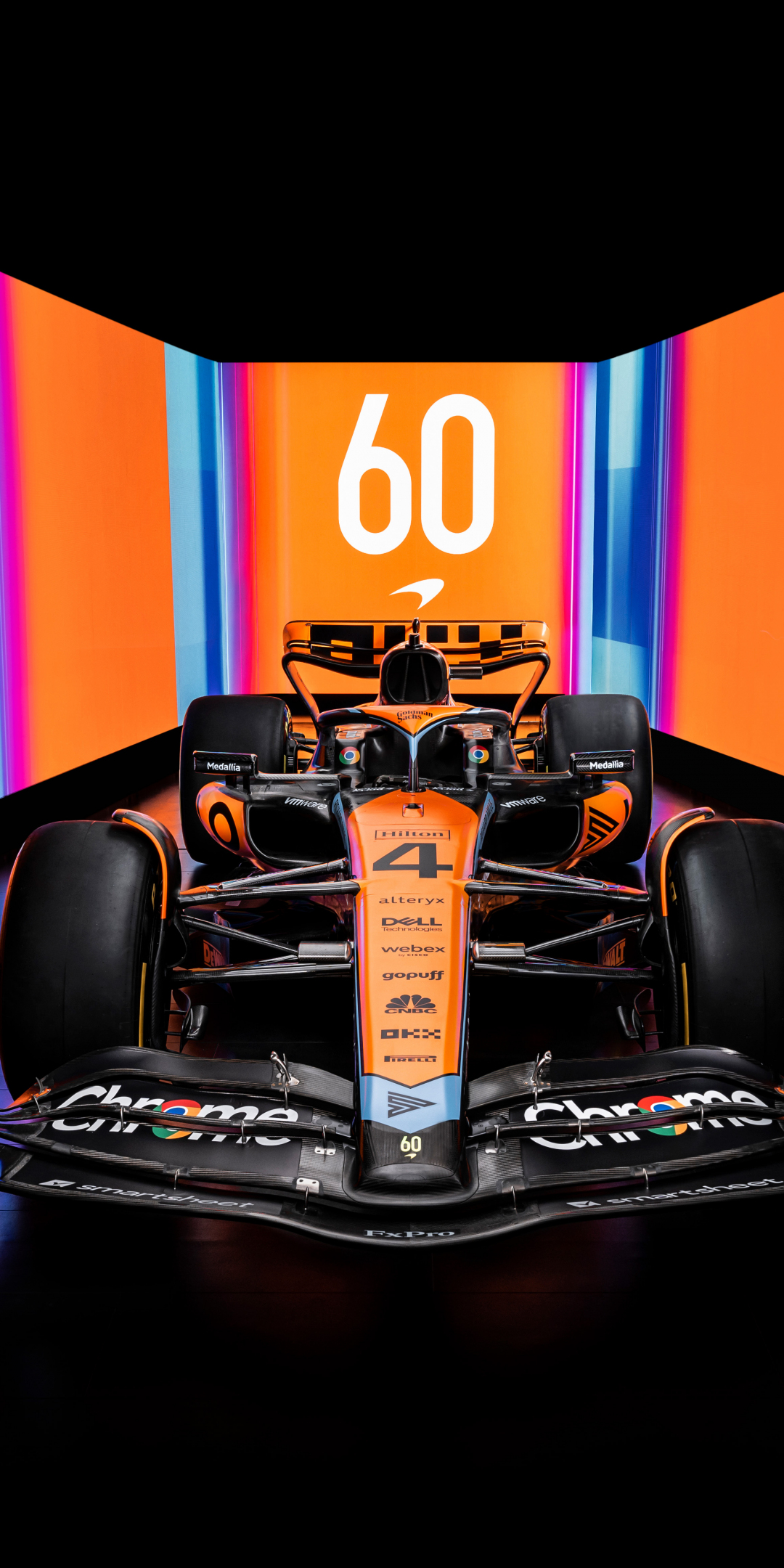 2023 McLaren MCL60, formula one car, sports, 1080x2160 wallpaper