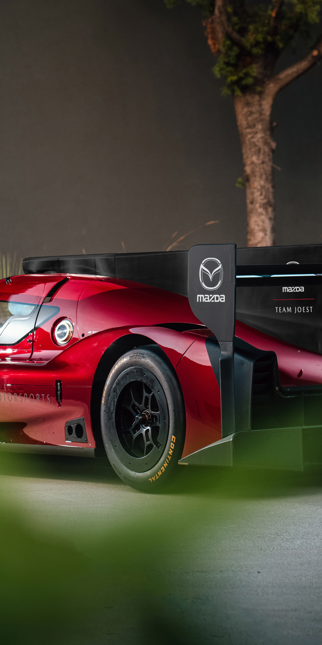 Mazda RT24-P, red sportcar, formula one, 1080x2160 wallpaper