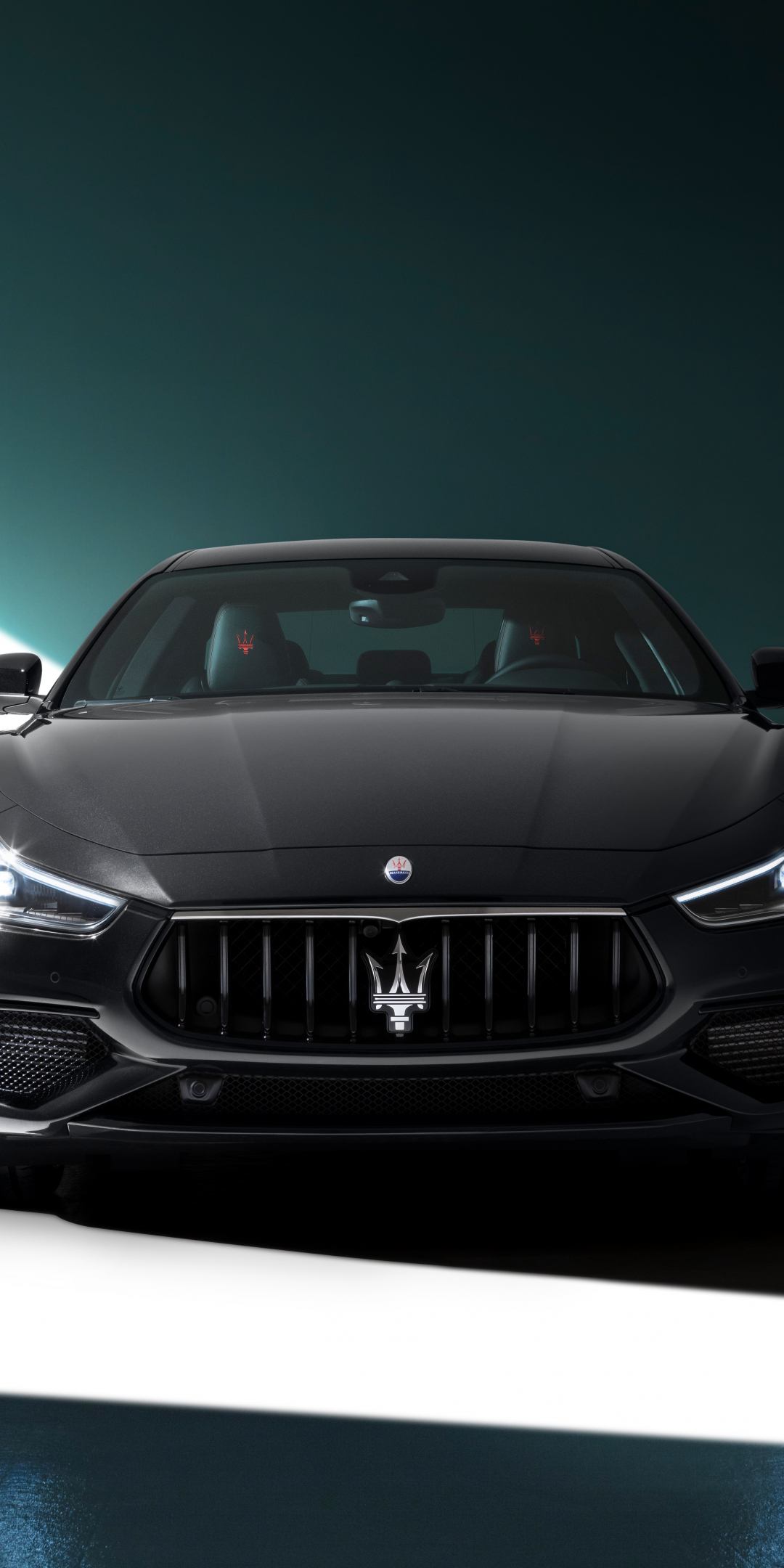 Black, 2021 Maserati Ghibli, luxury sedan, 1080x2160 wallpaper