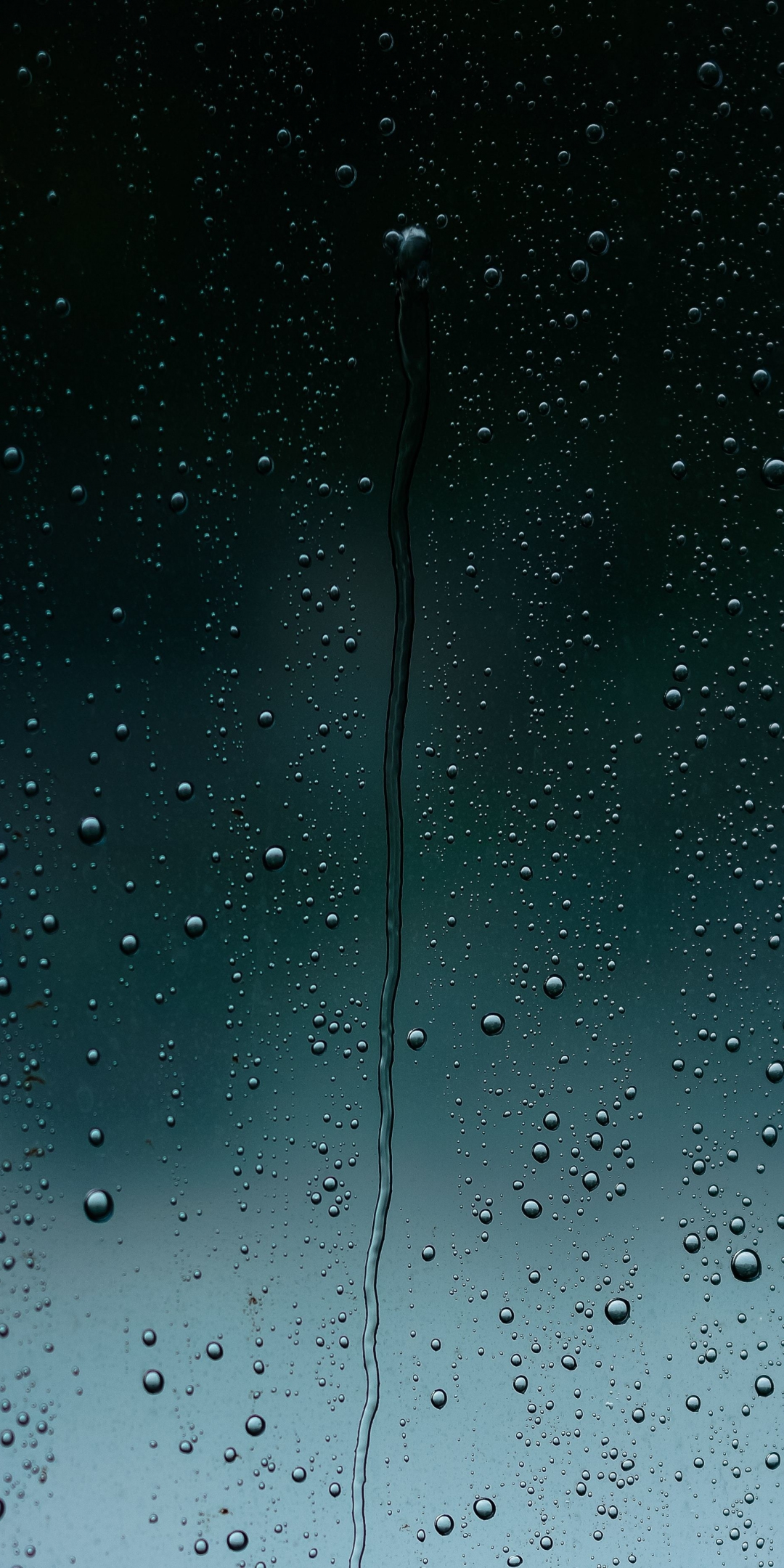 Droplets, glass window, surface, 1080x2160 wallpaper