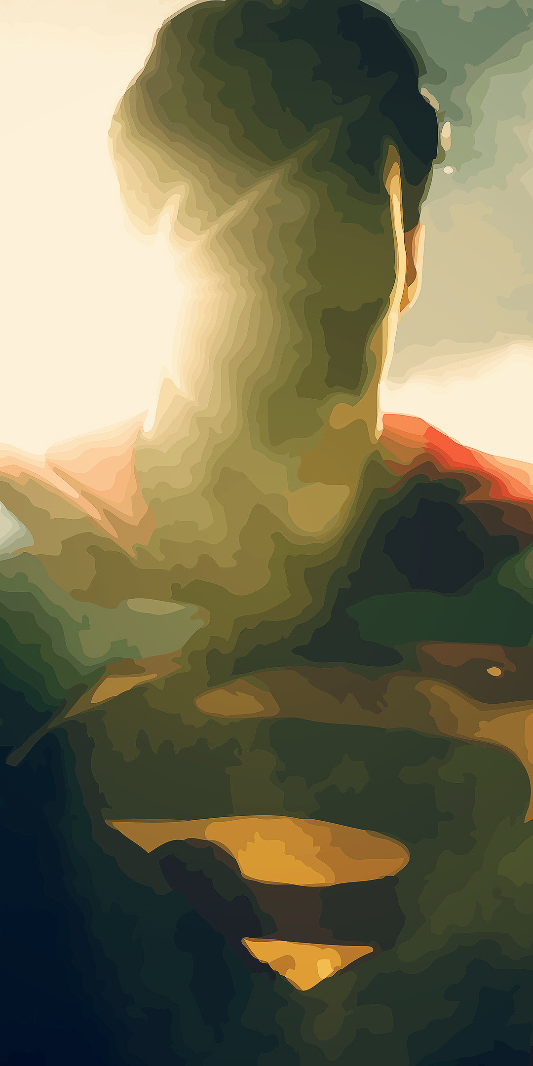 Superman, dc comics ,heroes, art, blur, 1080x2160 wallpaper