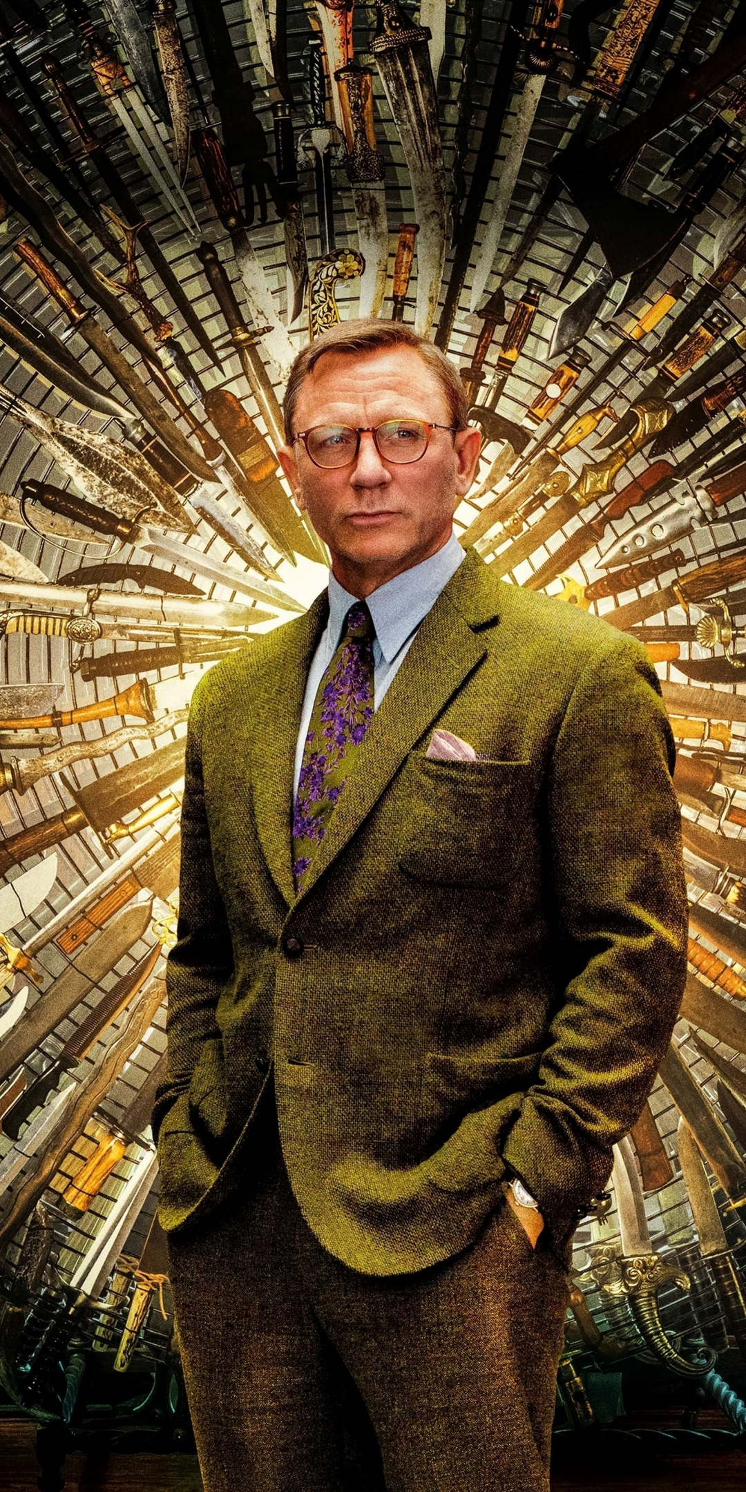 Daniel Craig, 2019 movie, Knives Out, 1080x2160 wallpaper