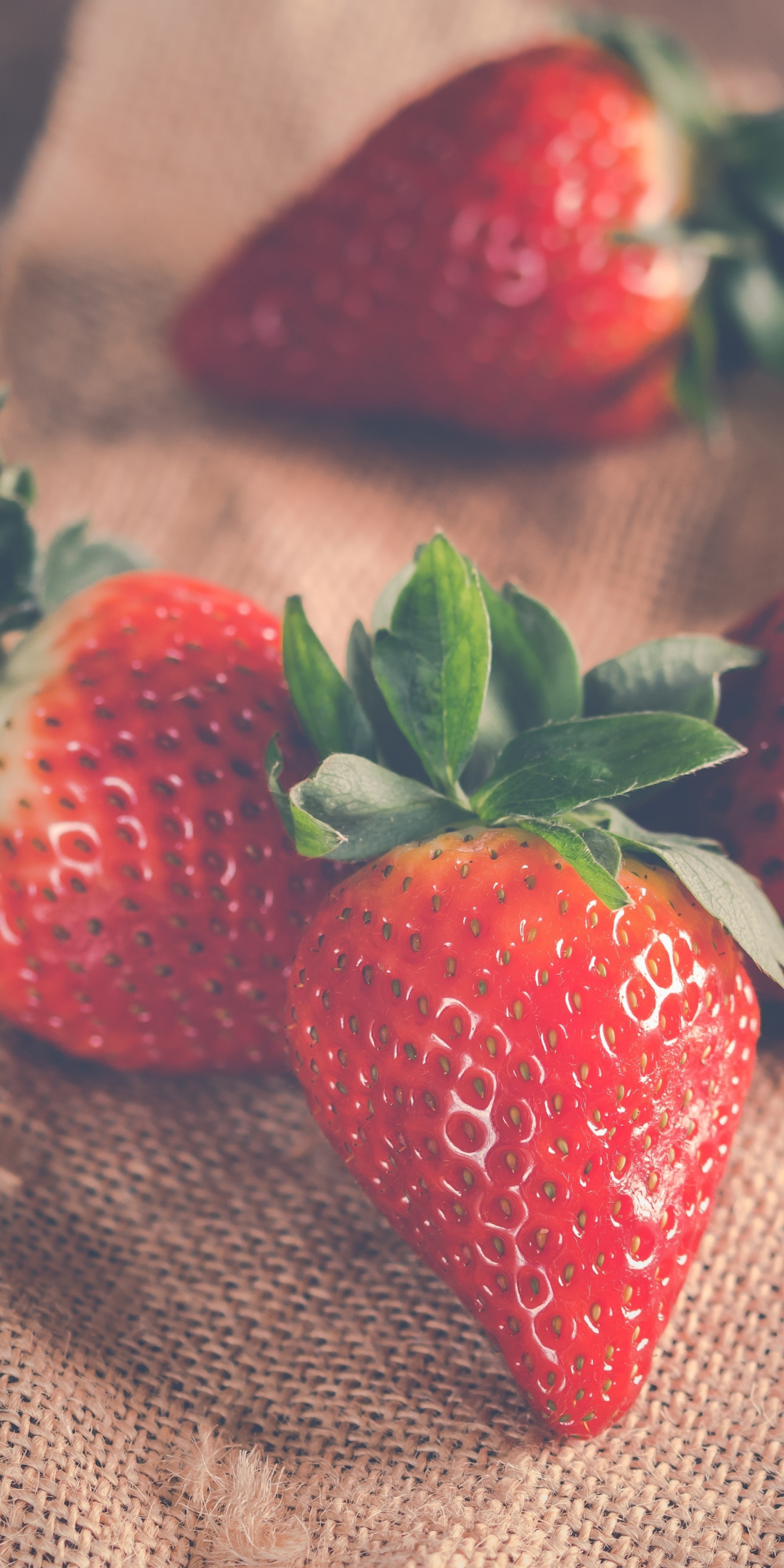 Food, strawberry, ripe, fruits, 1080x2160 wallpaper