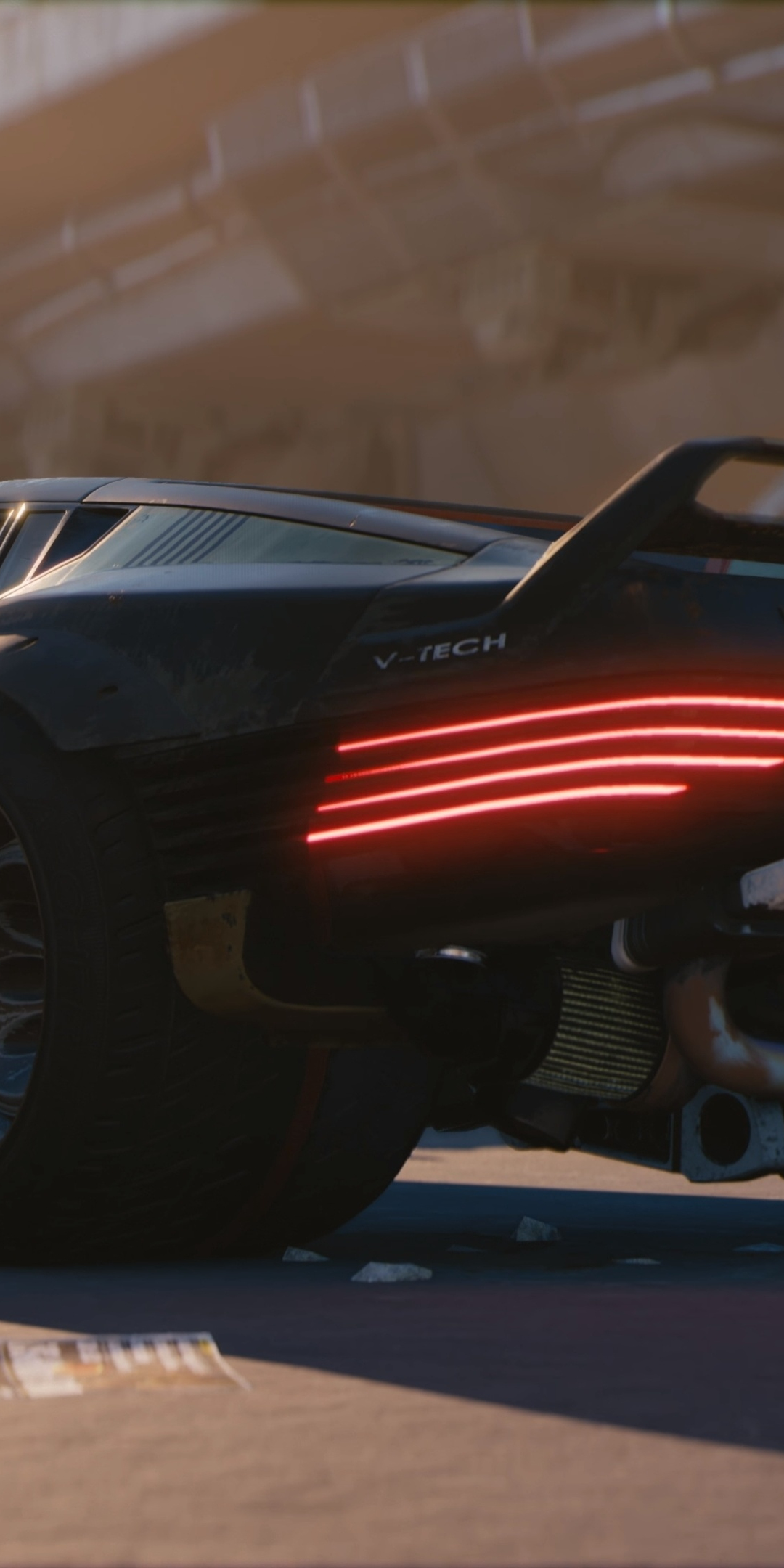 Future car, Cyberpunk 2077, video game, 2018, 1080x2160 wallpaper