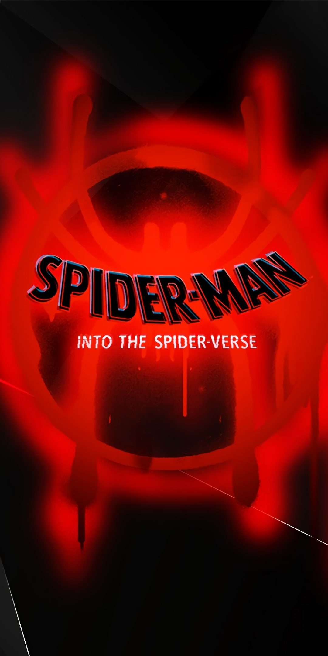 Spider-Man: Into the Spider-Verse, movie, 2018, logo, 1080x2160 wallpaper