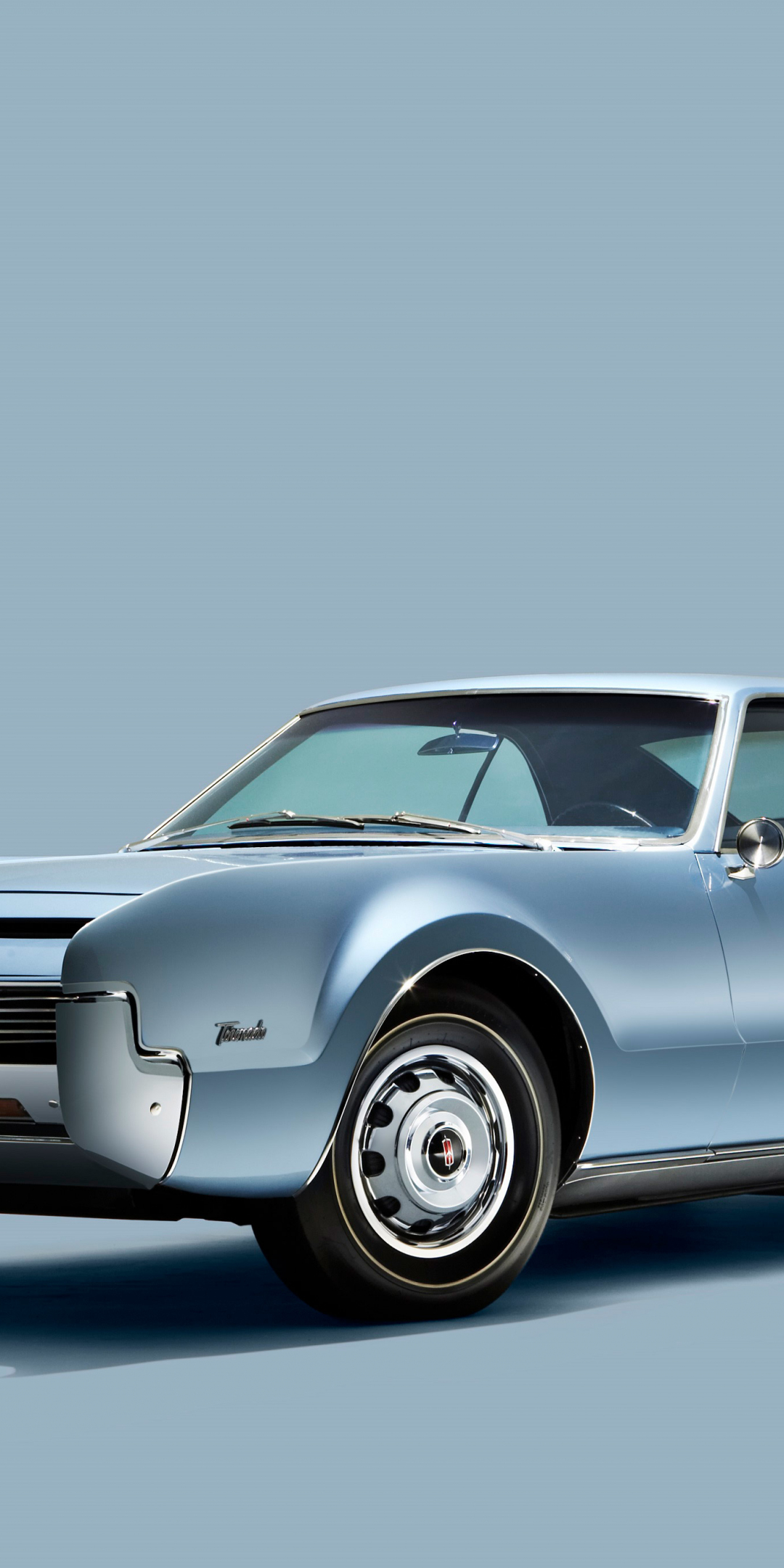 1966 Oldsmobile Toronado, muscle car, front, 1080x2160 wallpaper