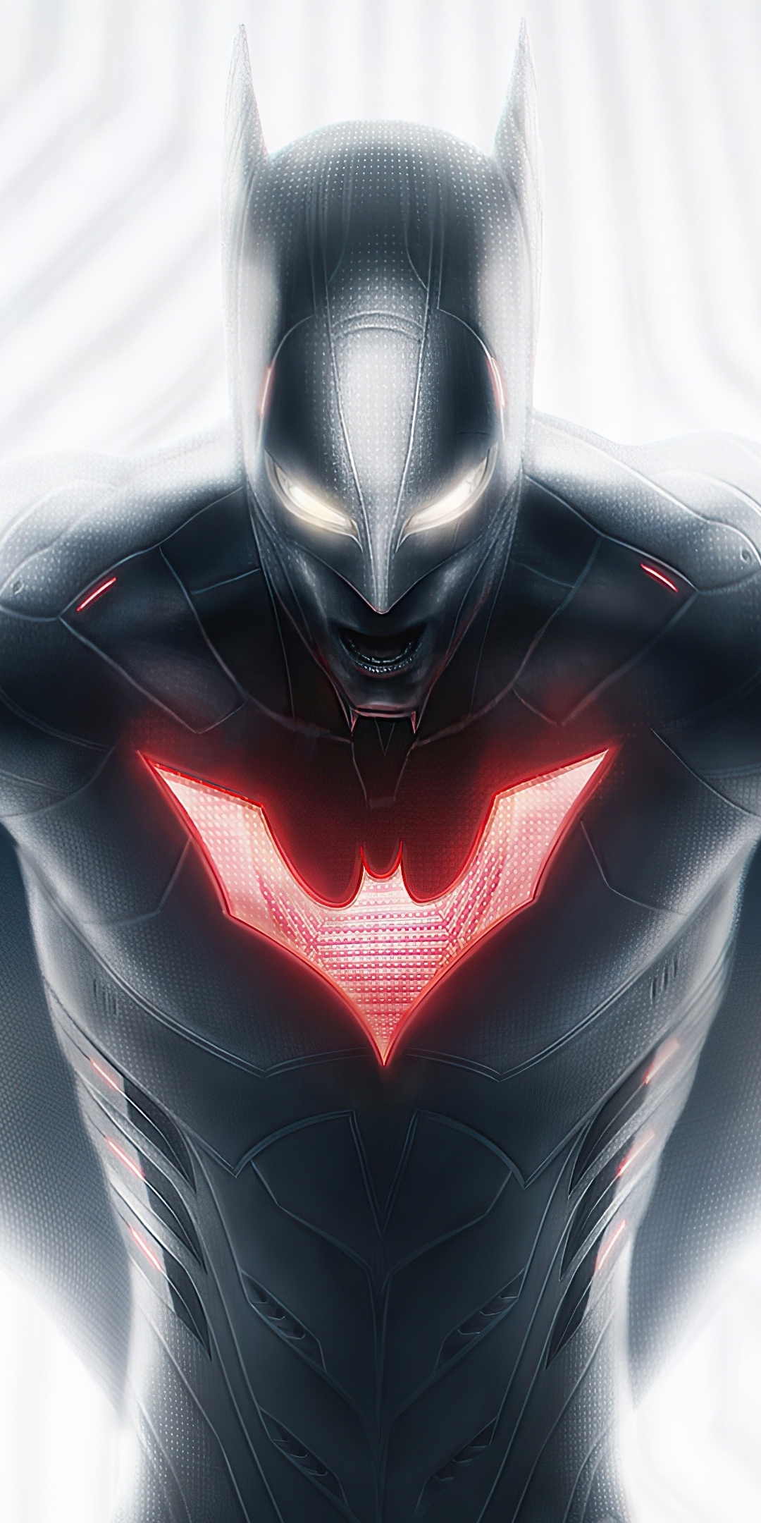 Batman beyond, tech suit, animation show, art, 1080x2160 wallpaper