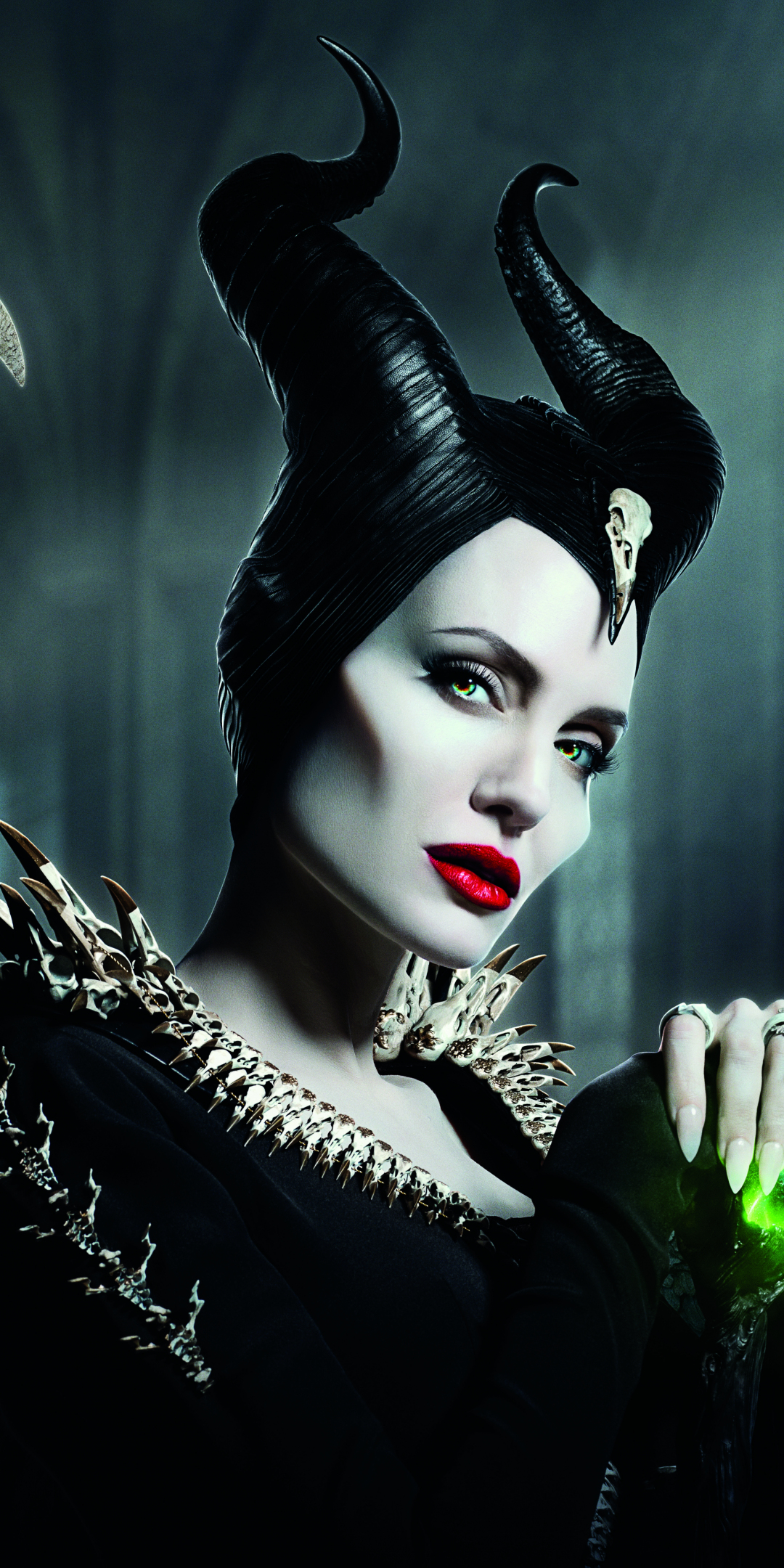 Maleficent: Mistress of Evil, witch, Angelina Jolie, 2019, 1080x2160 wallpaper