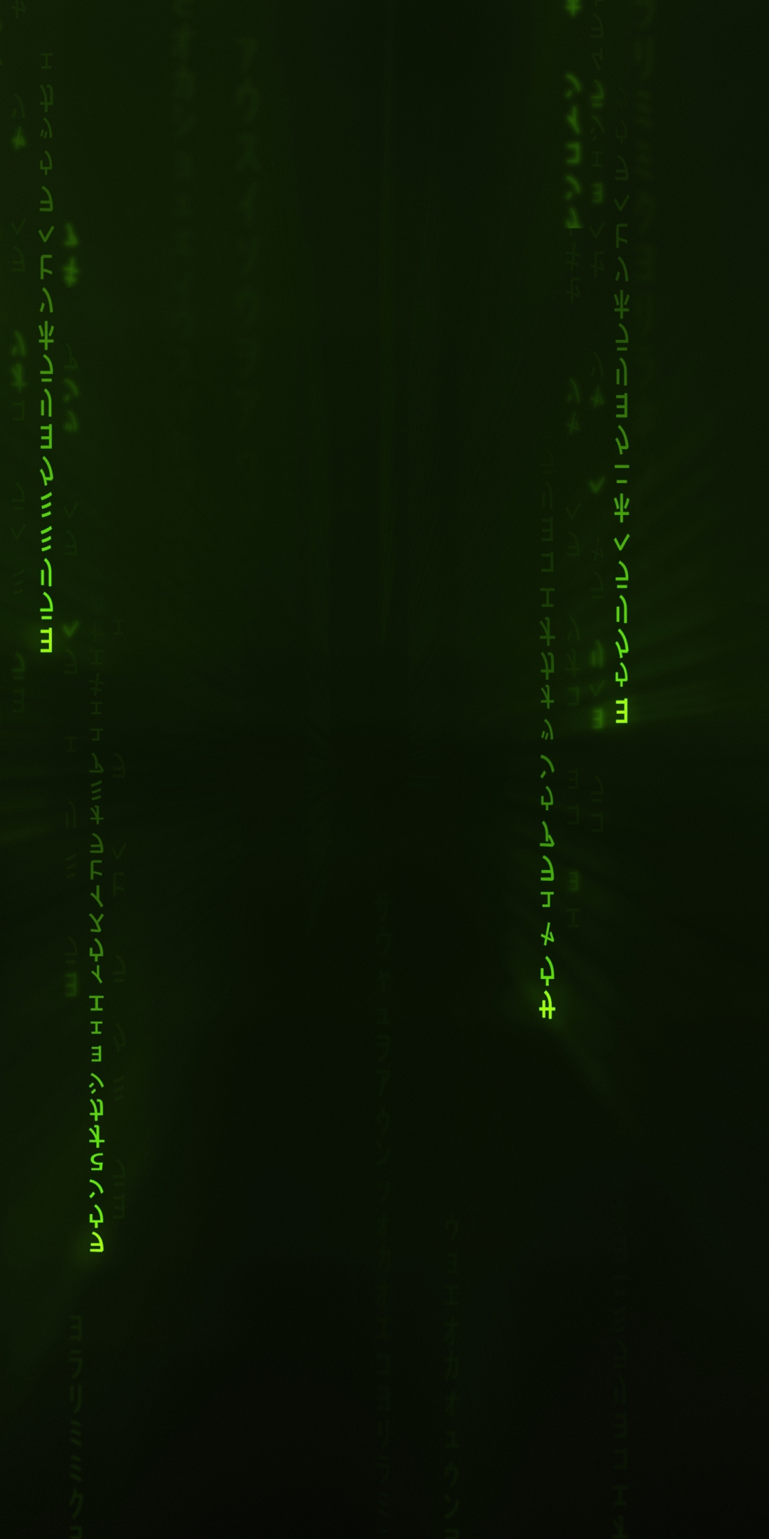 Coding characters, The Matrix, minimal, 1080x2160 wallpaper