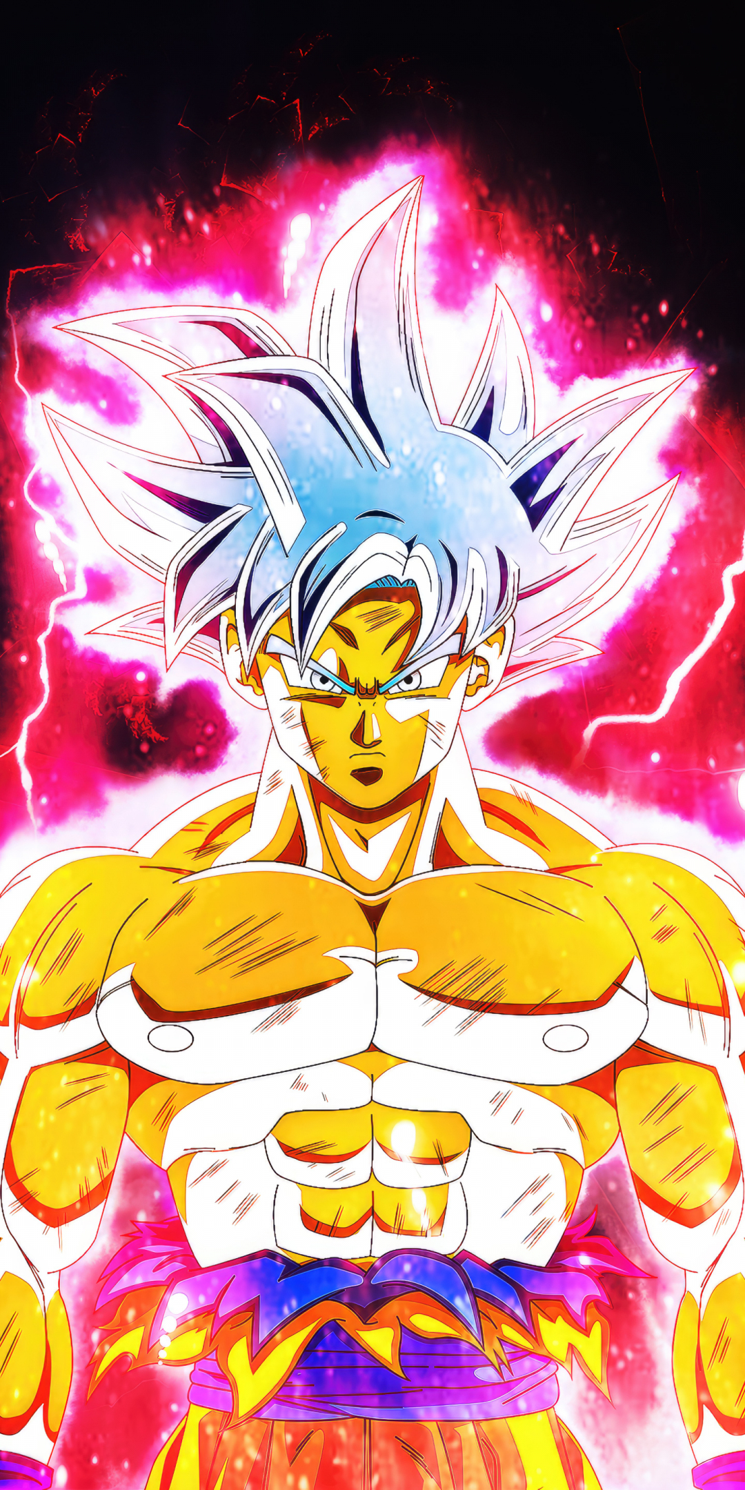 Goku, Dragon Ball, Ultra Instinct Power anime, 24, 1080x2160 wallpaper