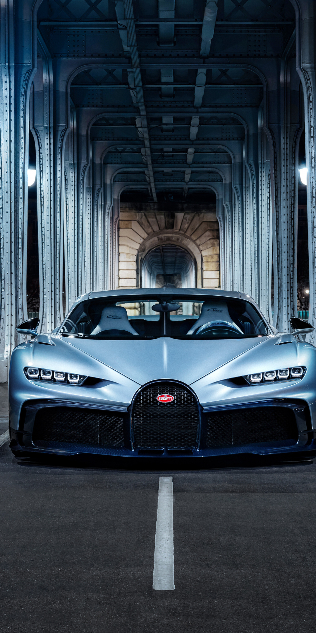 2023 Bugatti Chiron Profilee, luxury car, 1080x2160 wallpaper