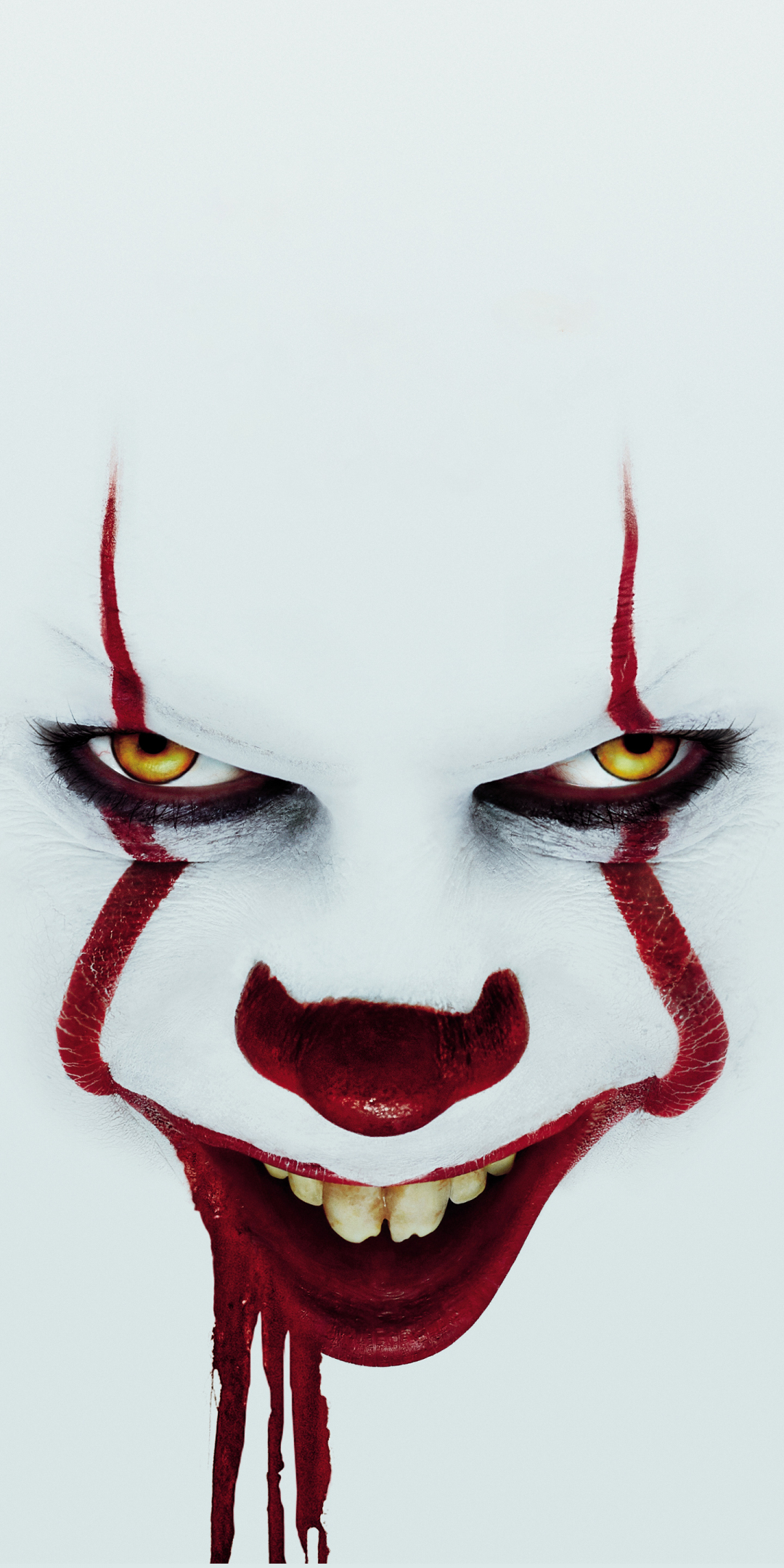 IT chapter two, clown, smile, minimal, poster, 2019, 1080x2160 wallpaper