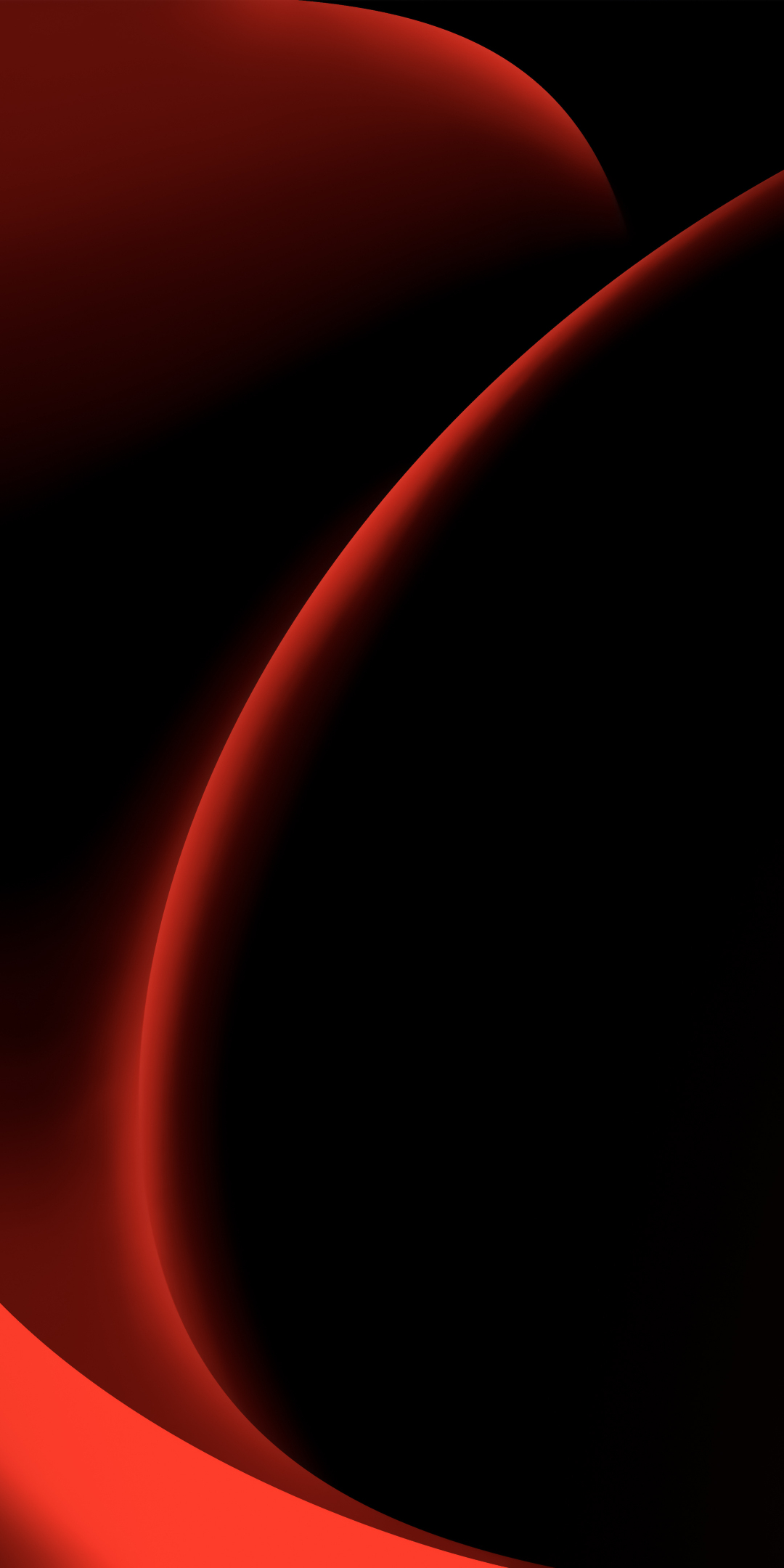Red lightning edges, dark-red, abstract, 1080x2160 wallpaper