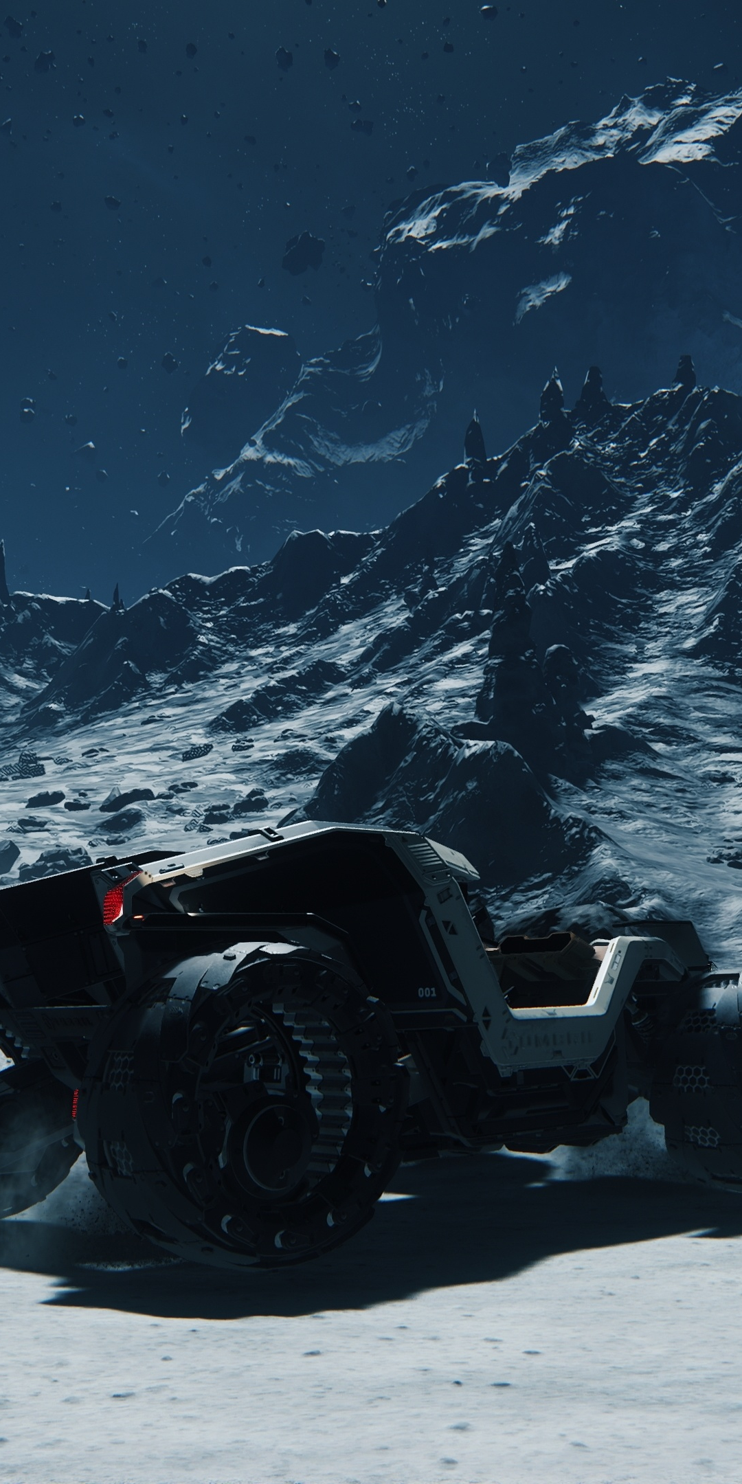 Mountains, Rover vehicle, Star Citizen, video game, 1080x2160 wallpaper