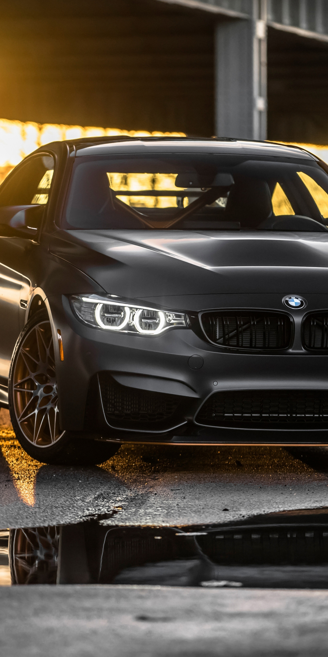 BMW M4 GTS, black, luxury car, 1080x2160 wallpaper
