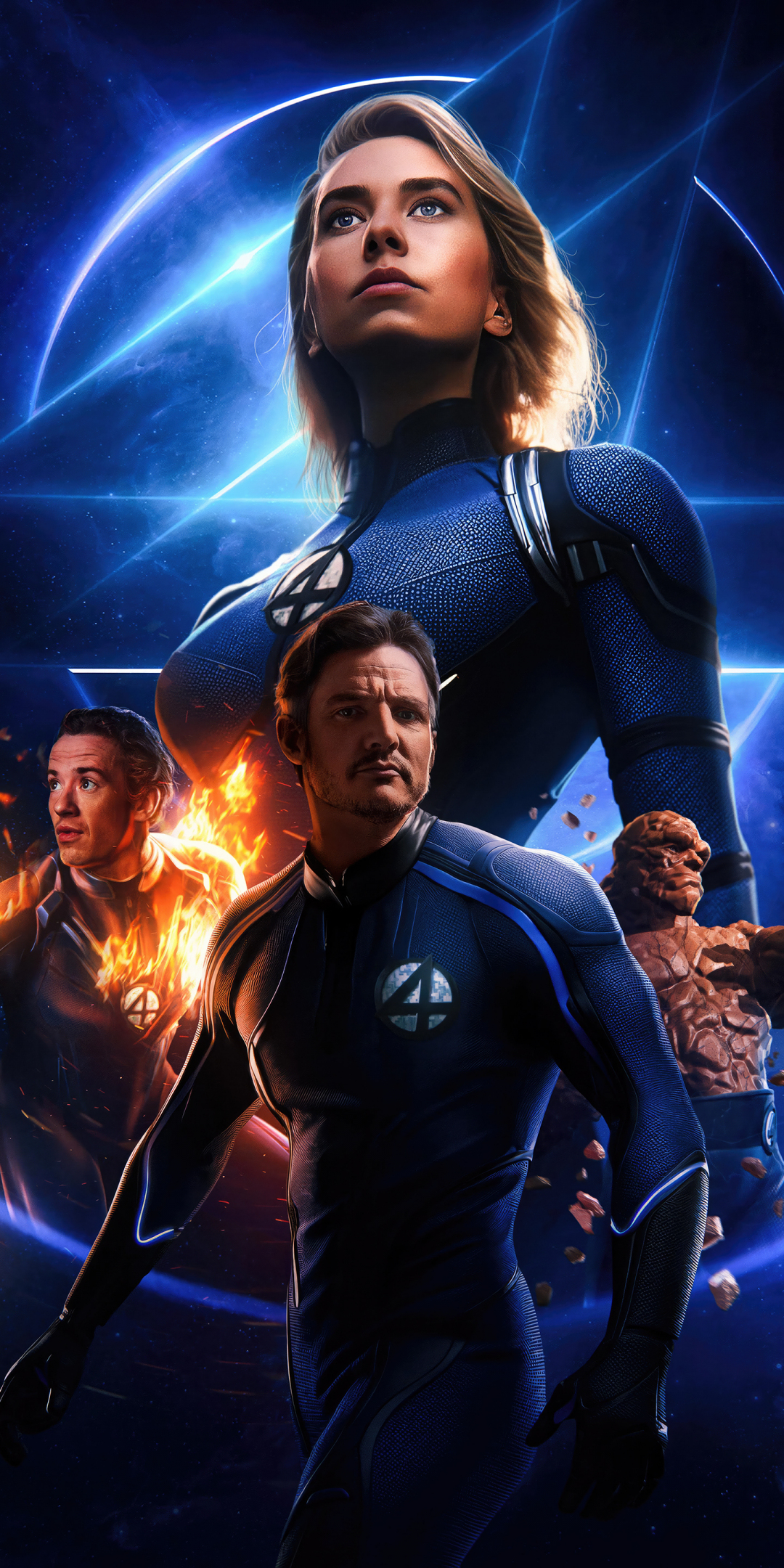 The Fantastic Four, 2025 movie, 1080x2160 wallpaper