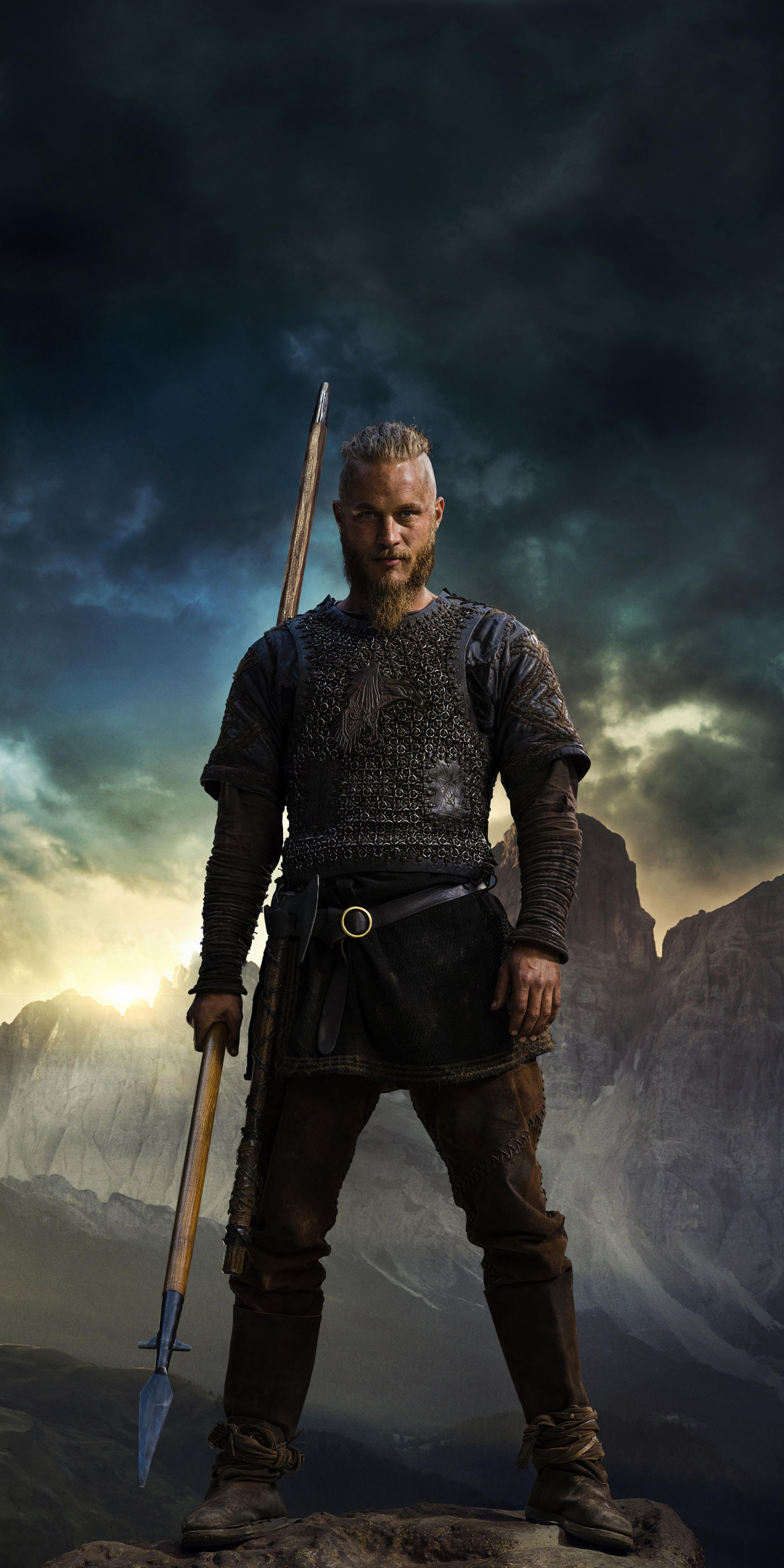 Vikings, tv show, Ragnar, Travis Fimmel, 1080x2160 wallpaper