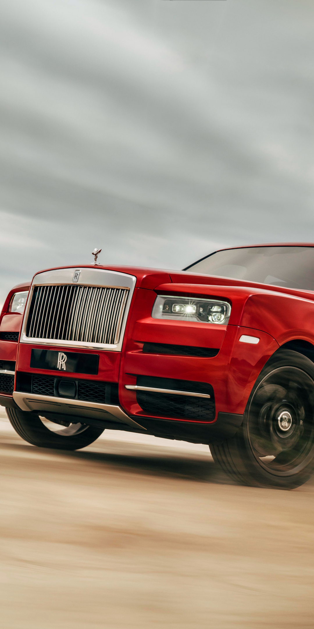 Rolls-Royce, Luxury car, motion blur, 1080x2160 wallpaper