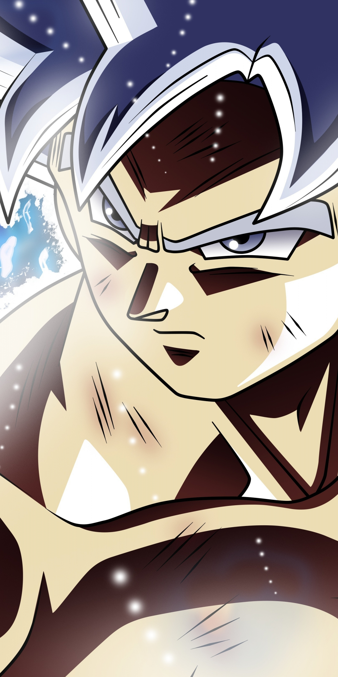 Goku, dragon ball super, ultra instinct, 1080x2160 wallpaper
