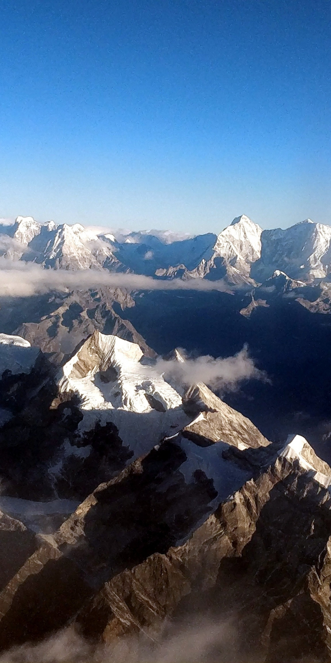 Himalayan, mountains range, horizon, Nepal, 1080x2160 wallpaper