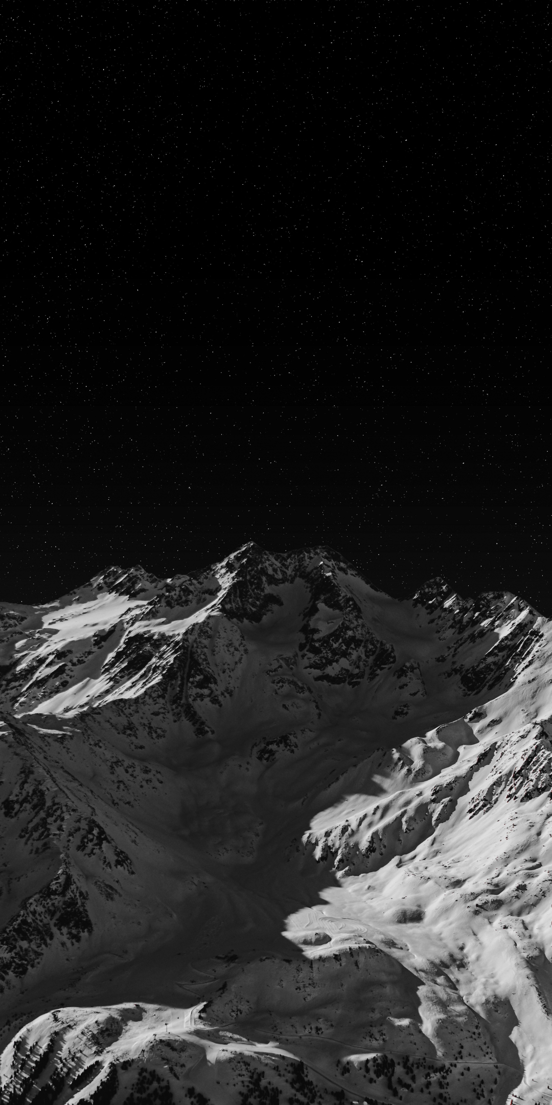 Mountain, dark, nature, 1080x2160 wallpaper