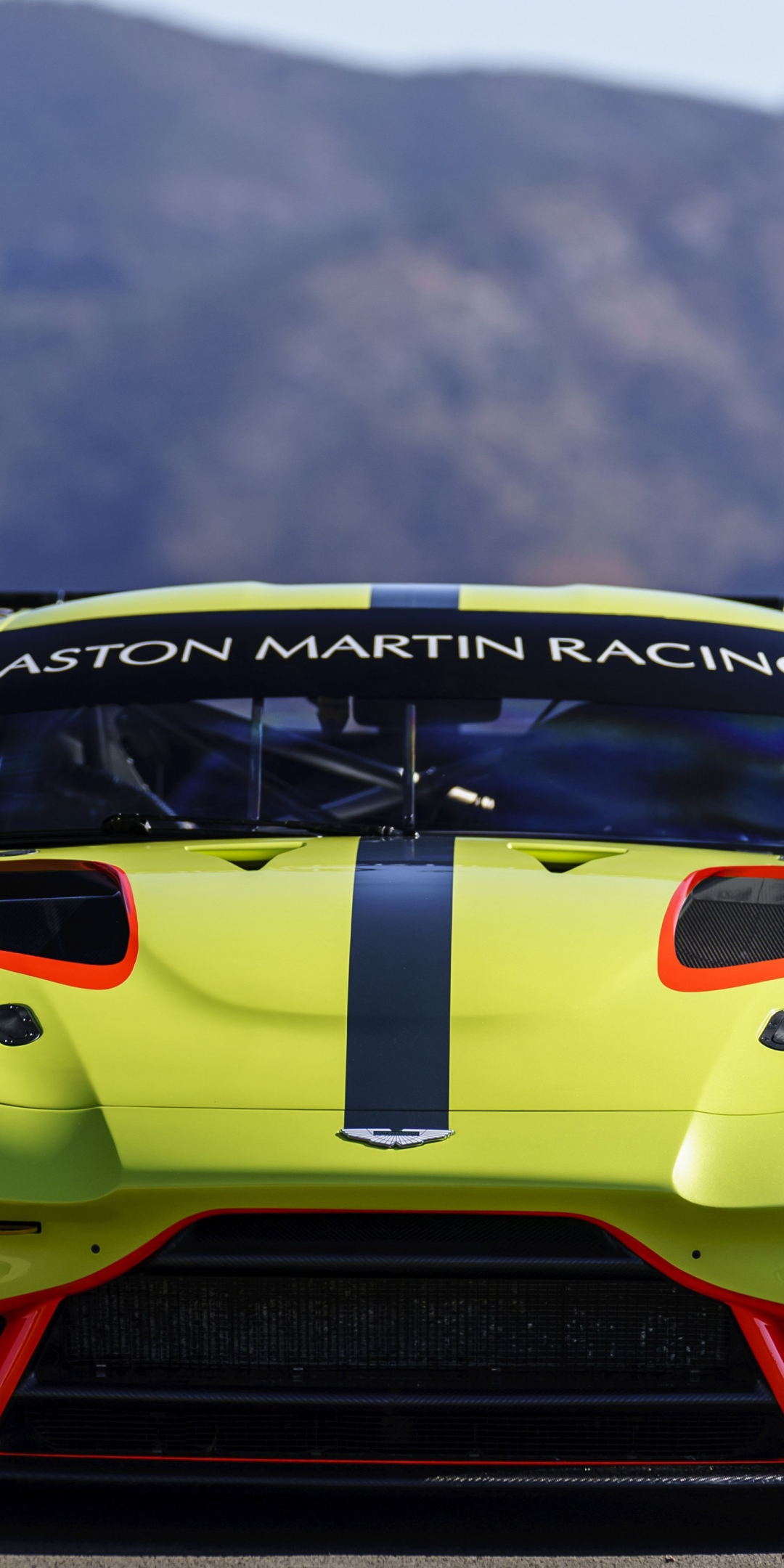 Aston martin vulcan amr pro, race car, 2018, 1080x2160 wallpaper
