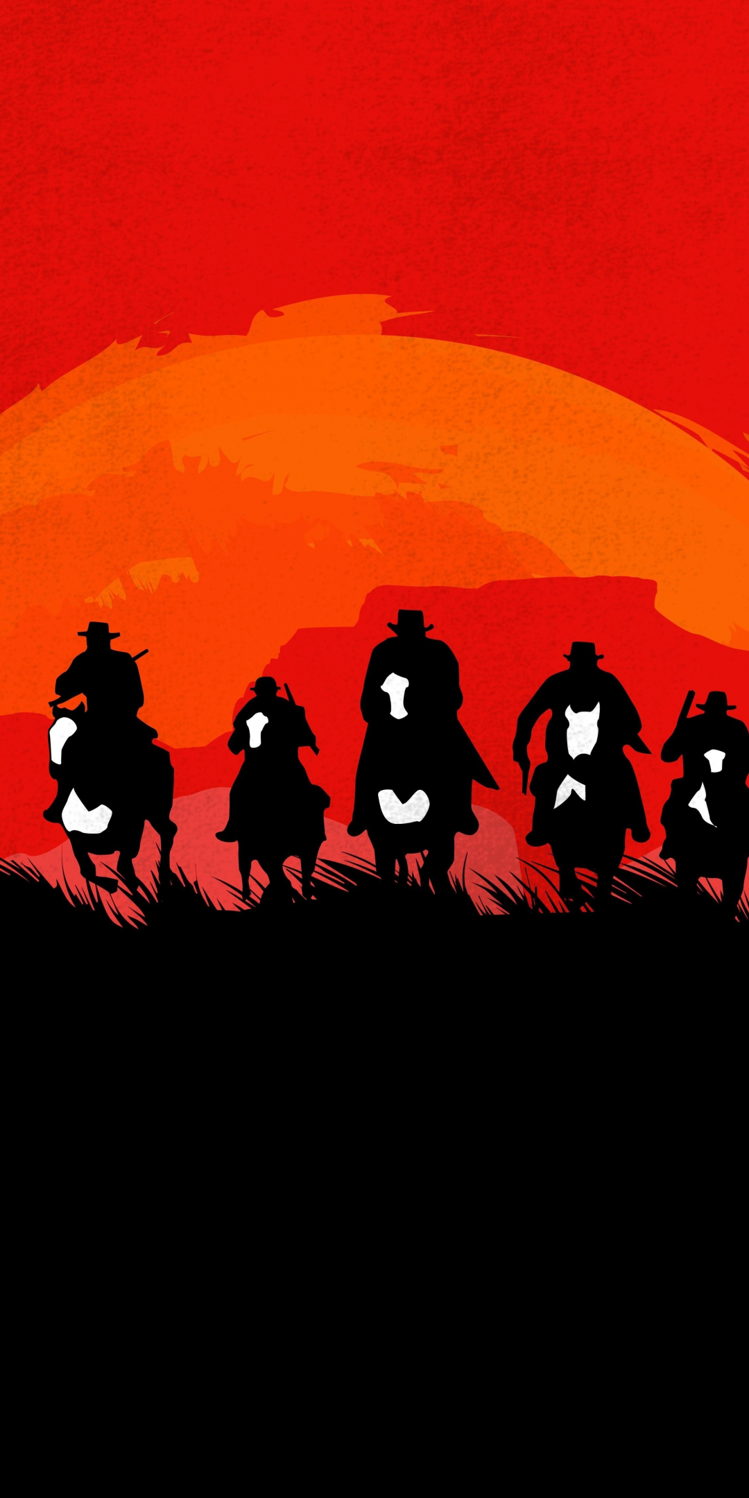 Red Dead Redemption 2, video game, artwork, 1080x2160 wallpaper