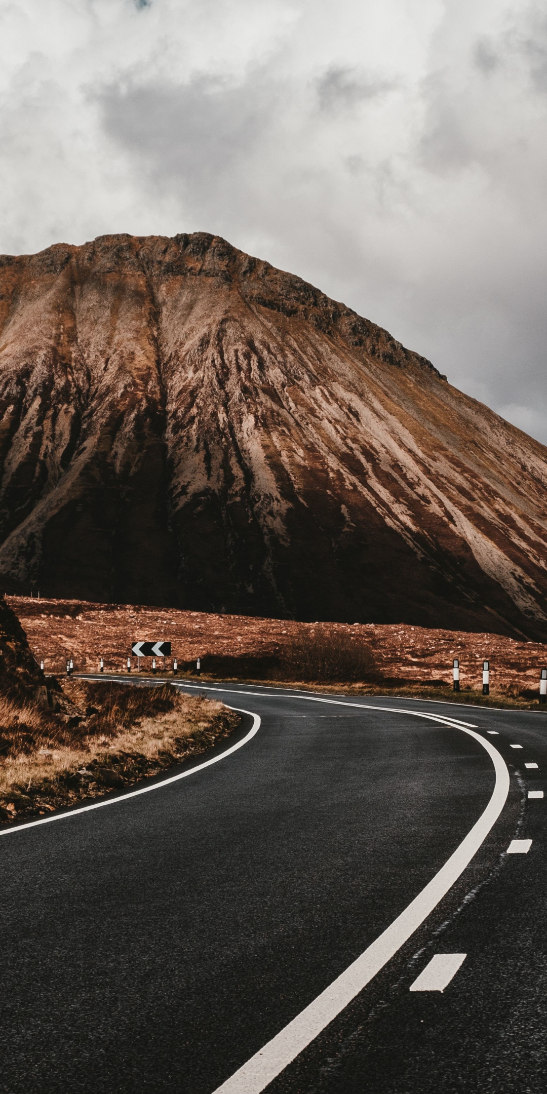 Turn, highway, journey, road, mountains, 1080x2160 wallpaper