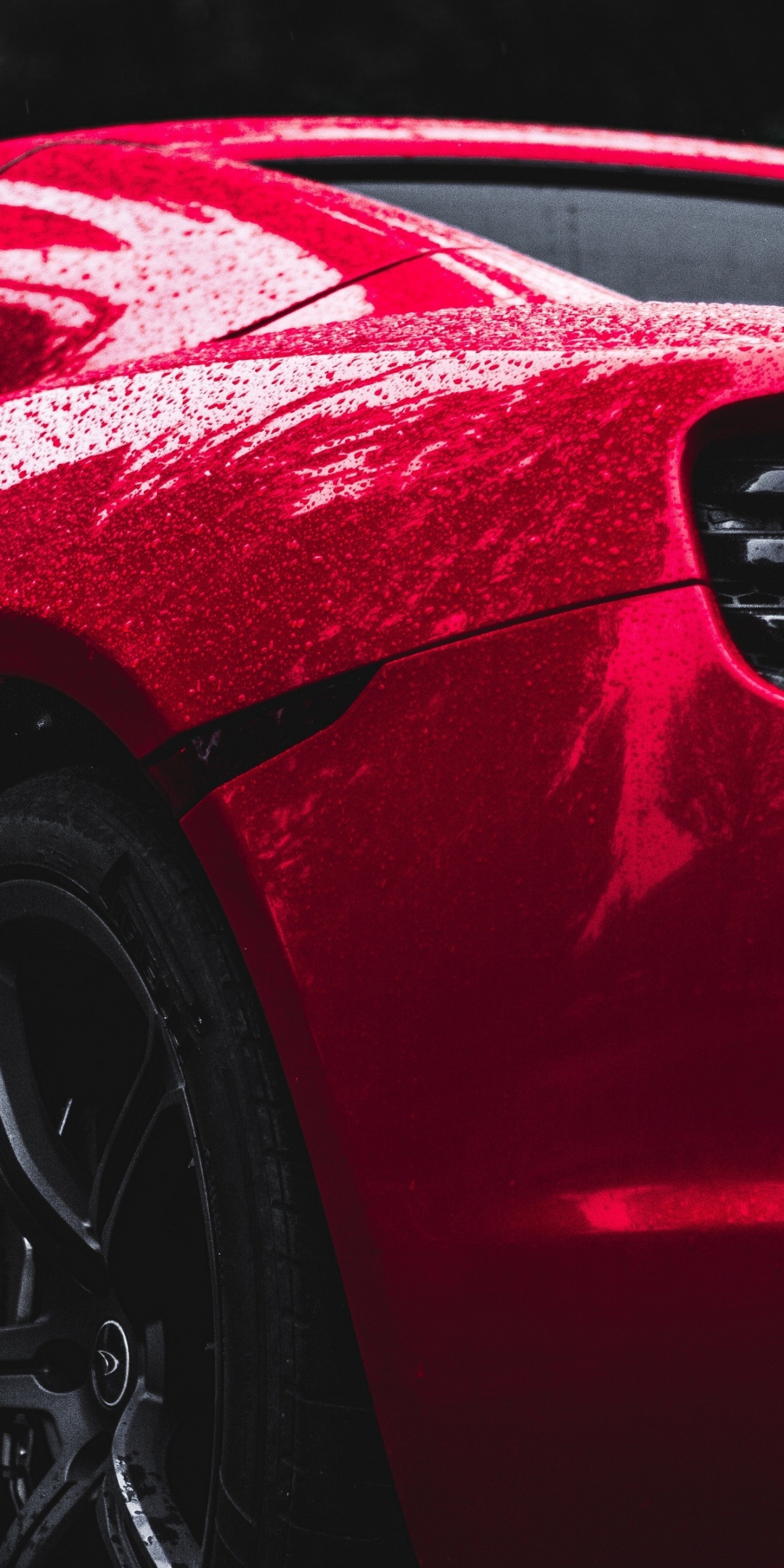 Red, Mclaren, taillight, rear, 1080x2160 wallpaper
