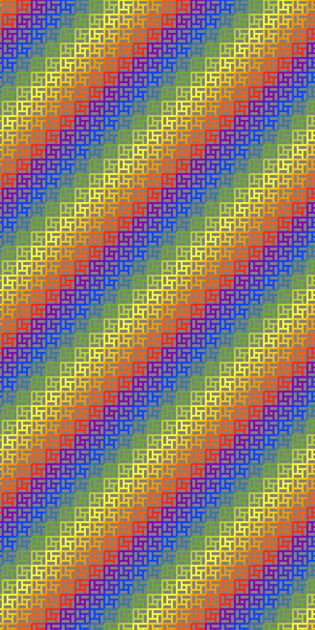 Colorful grid, abstract, art, 1080x2160 wallpaper