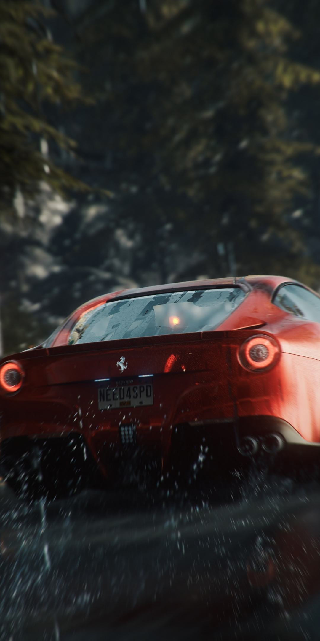 Need for Speed Rivals, Ferrari car, video game, 1080x2160 wallpaper