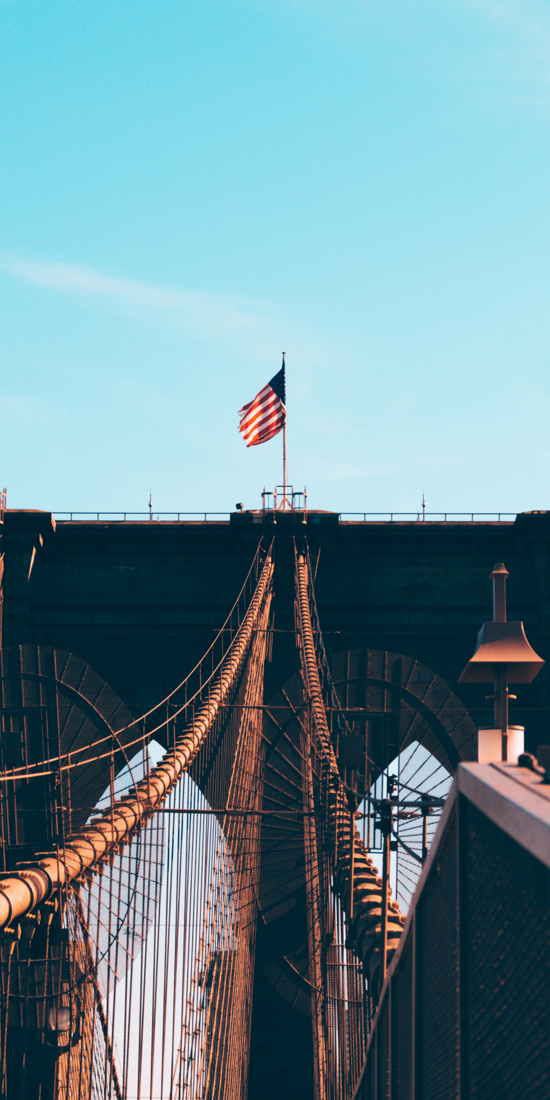 Brooklyn Bridge, architecture, suspension bridge, 1080x2160 wallpaper