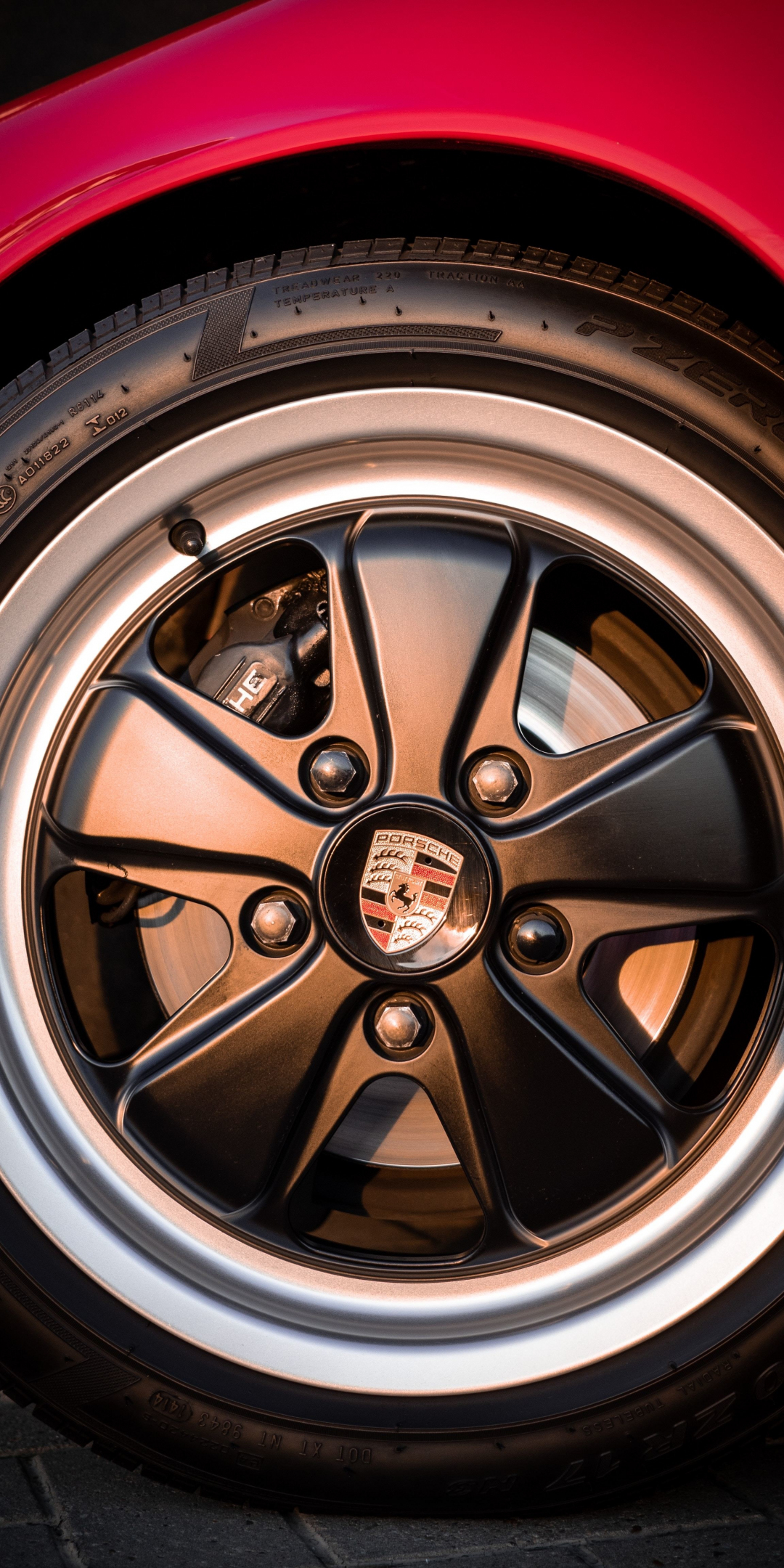 Car wheel, Lamborghini, closeup, 1080x2160 wallpaper