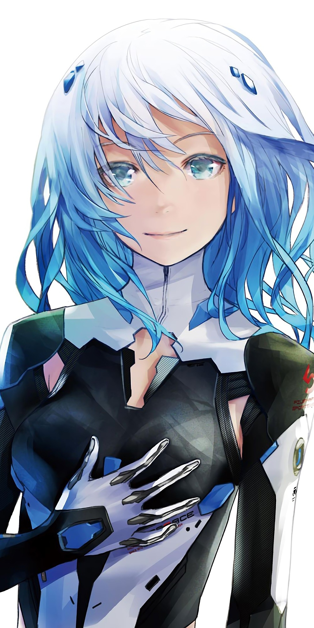 Lacia, BEATLESS, beautiful, anime girl, smile, 1080x2160 wallpaper