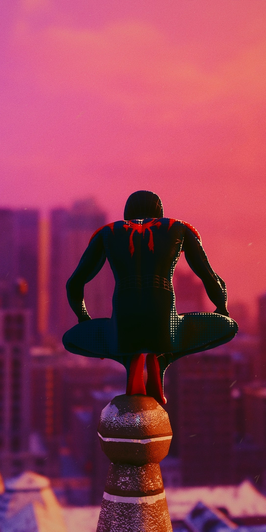 Shot from game, Miles Morales, 1080x2160 wallpaper