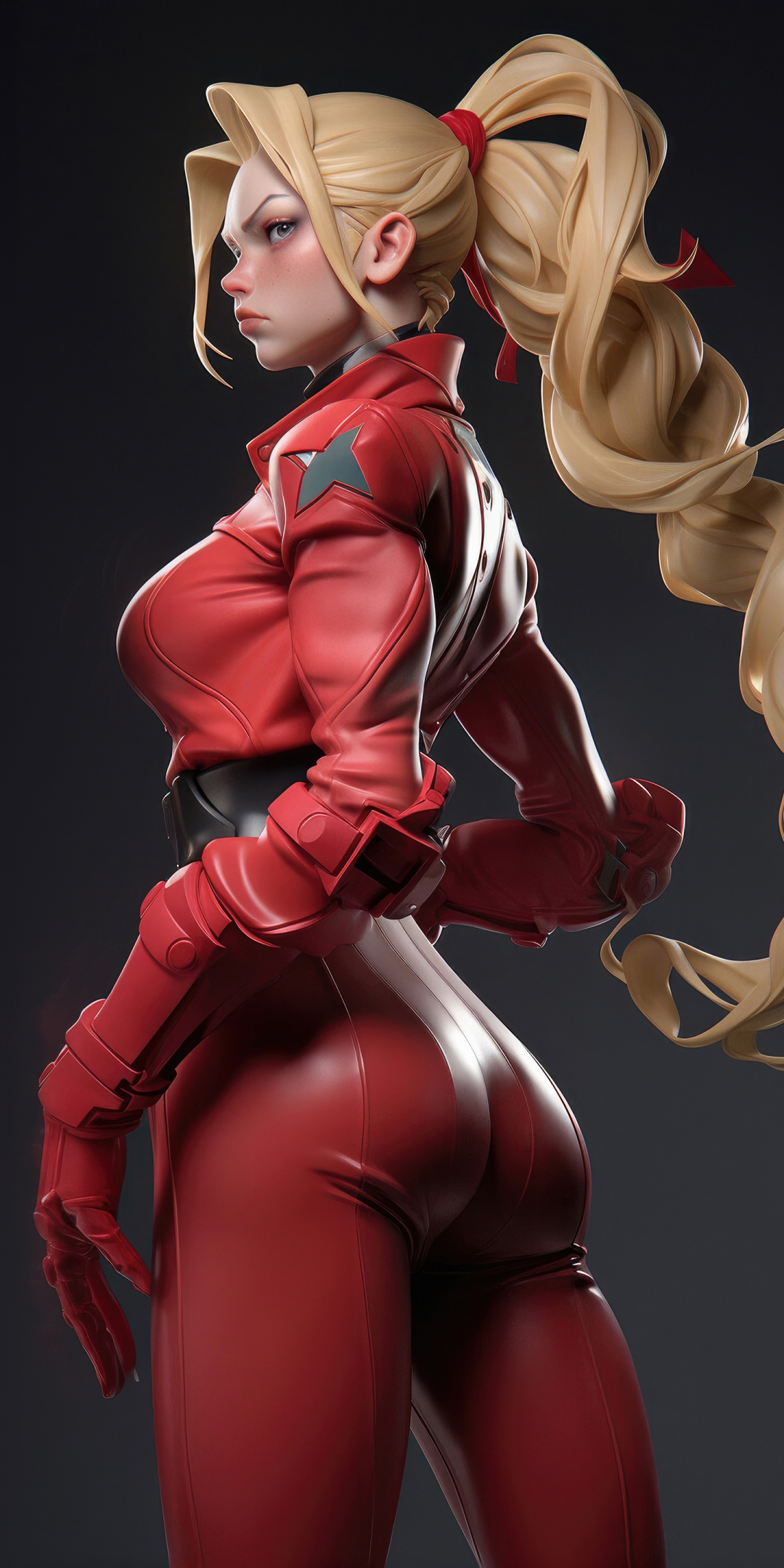 Beautiful and hot Cammy, Street Fighter 6, game art, 1080x2160 wallpaper