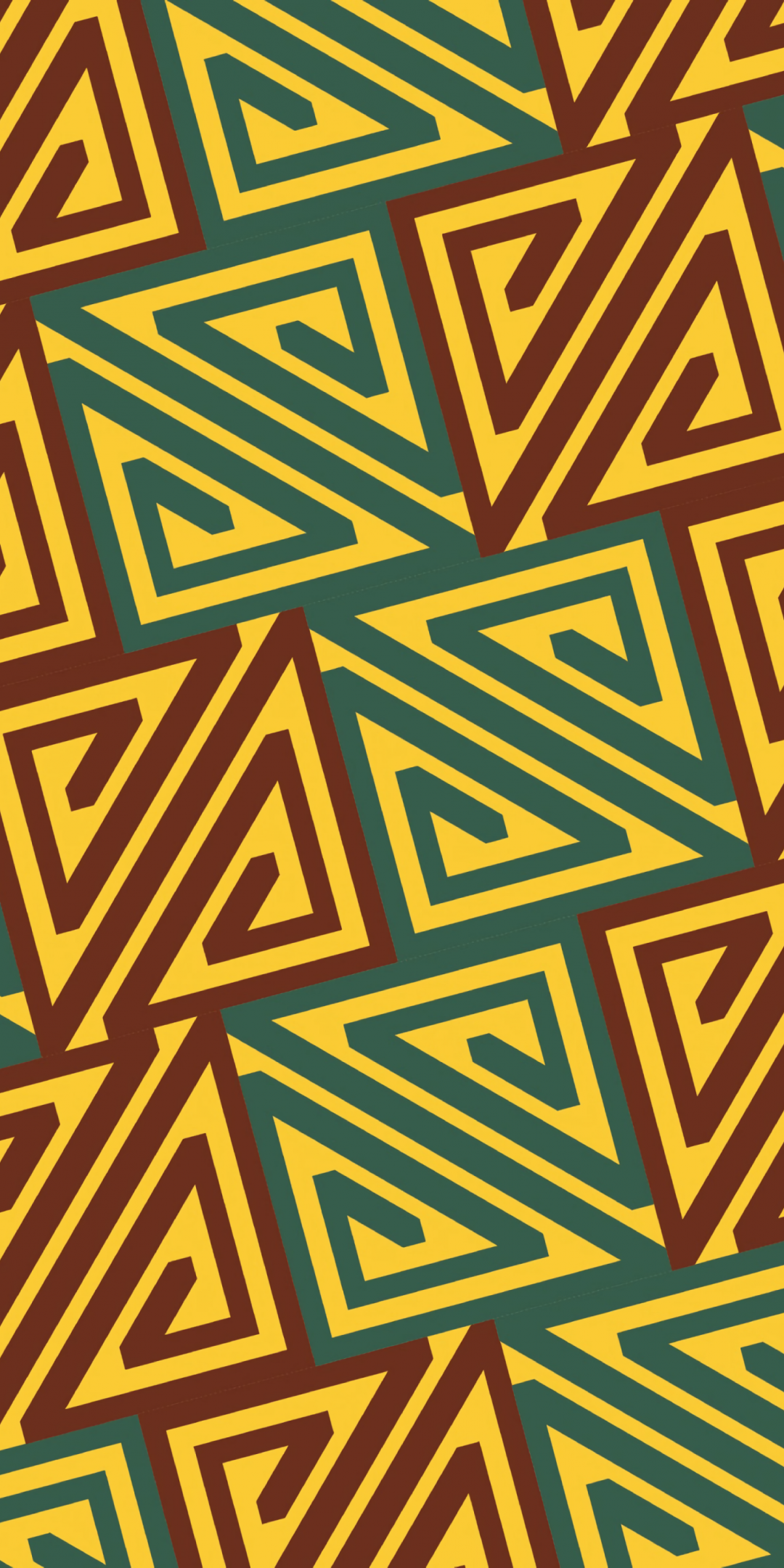 Patterns, shape, geometry, yellow, 1080x2160 wallpaper